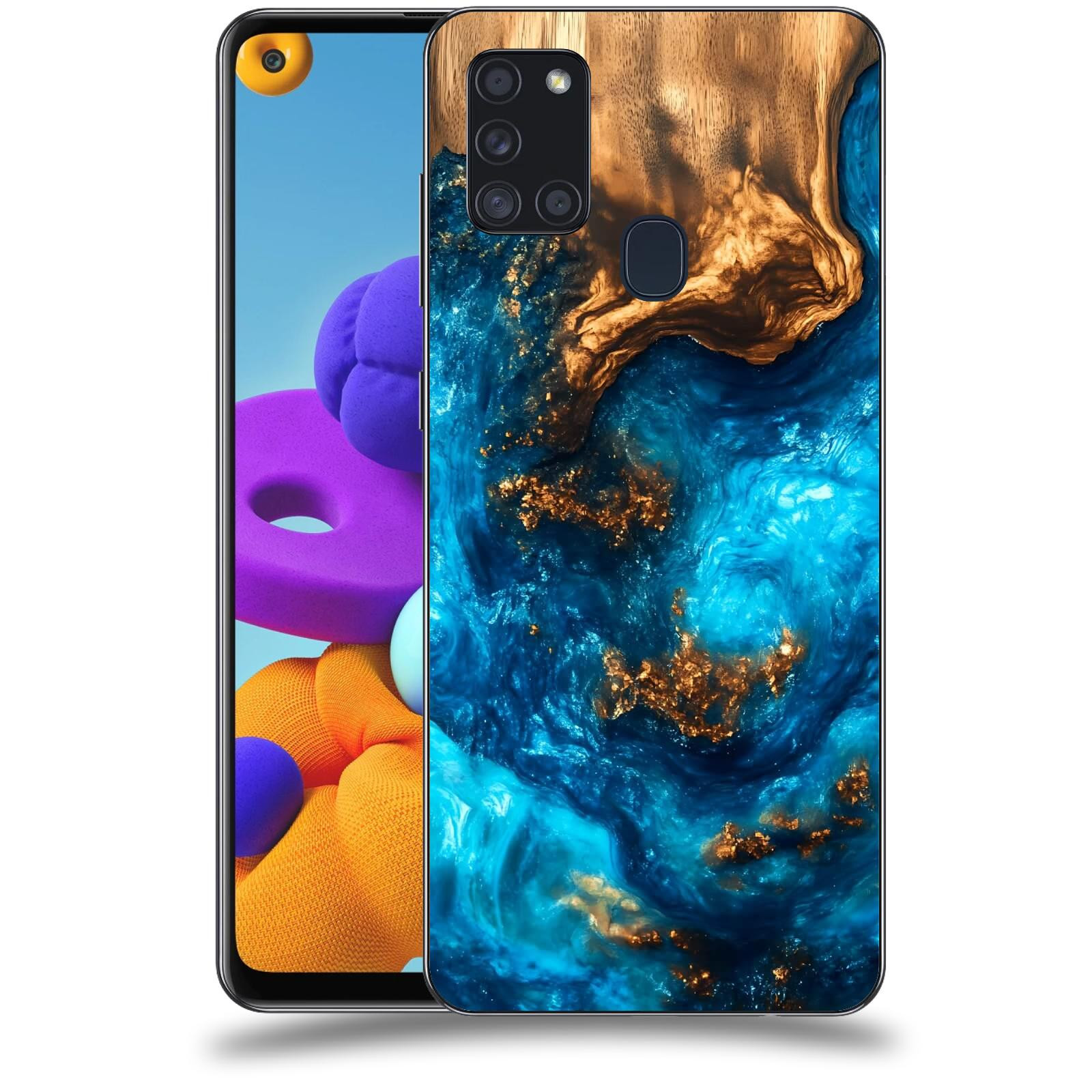 ACOVER Kryt na mobil Samsung Galaxy A21s - Kosmická hloubka