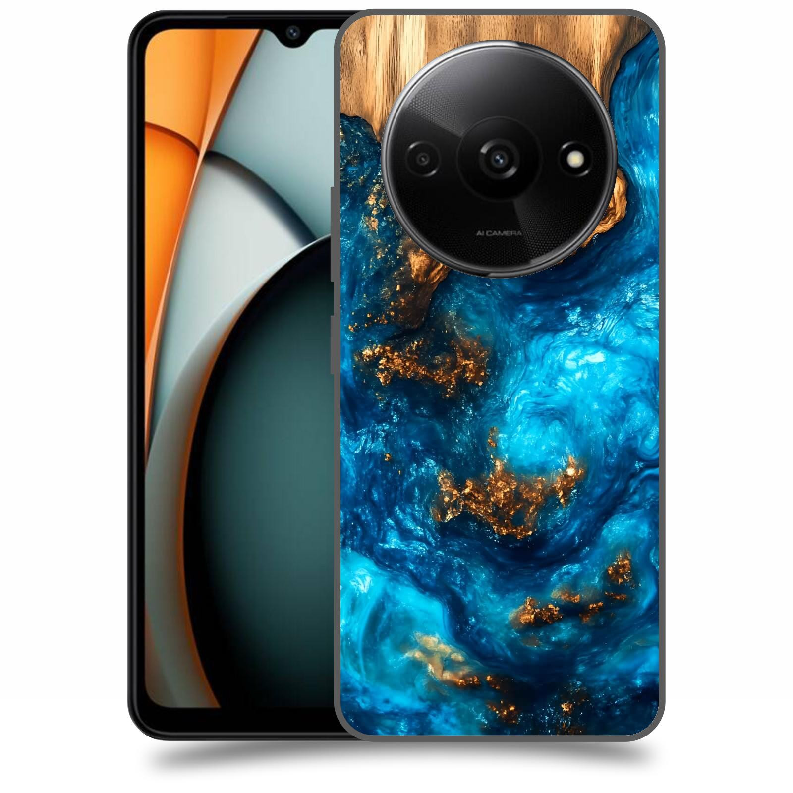ACOVER Kryt na mobil Xiaomi Redmi A3 - Kosmická hloubka