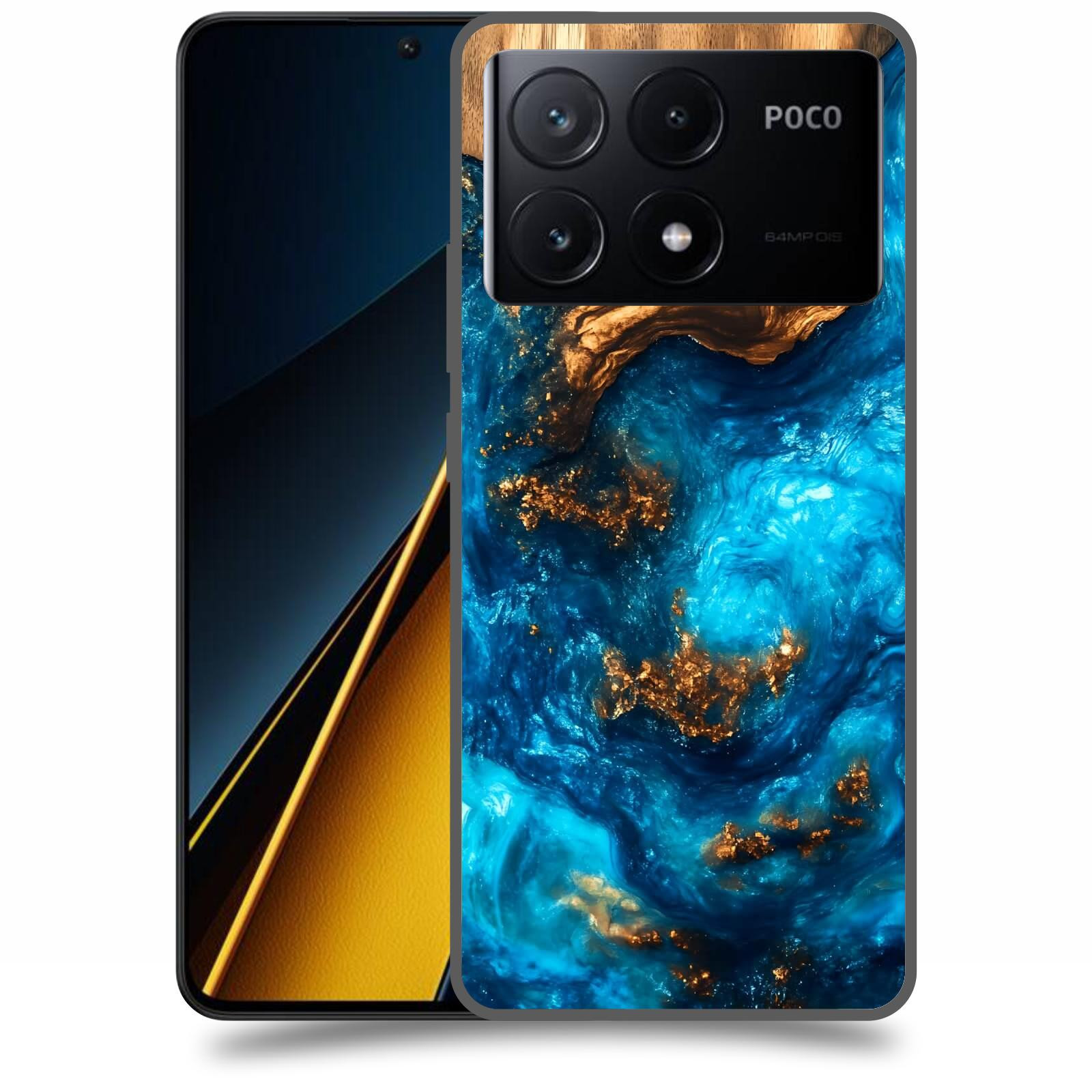 ACOVER Kryt na mobil Poco X6 Pro 5G - Kosmická hloubka