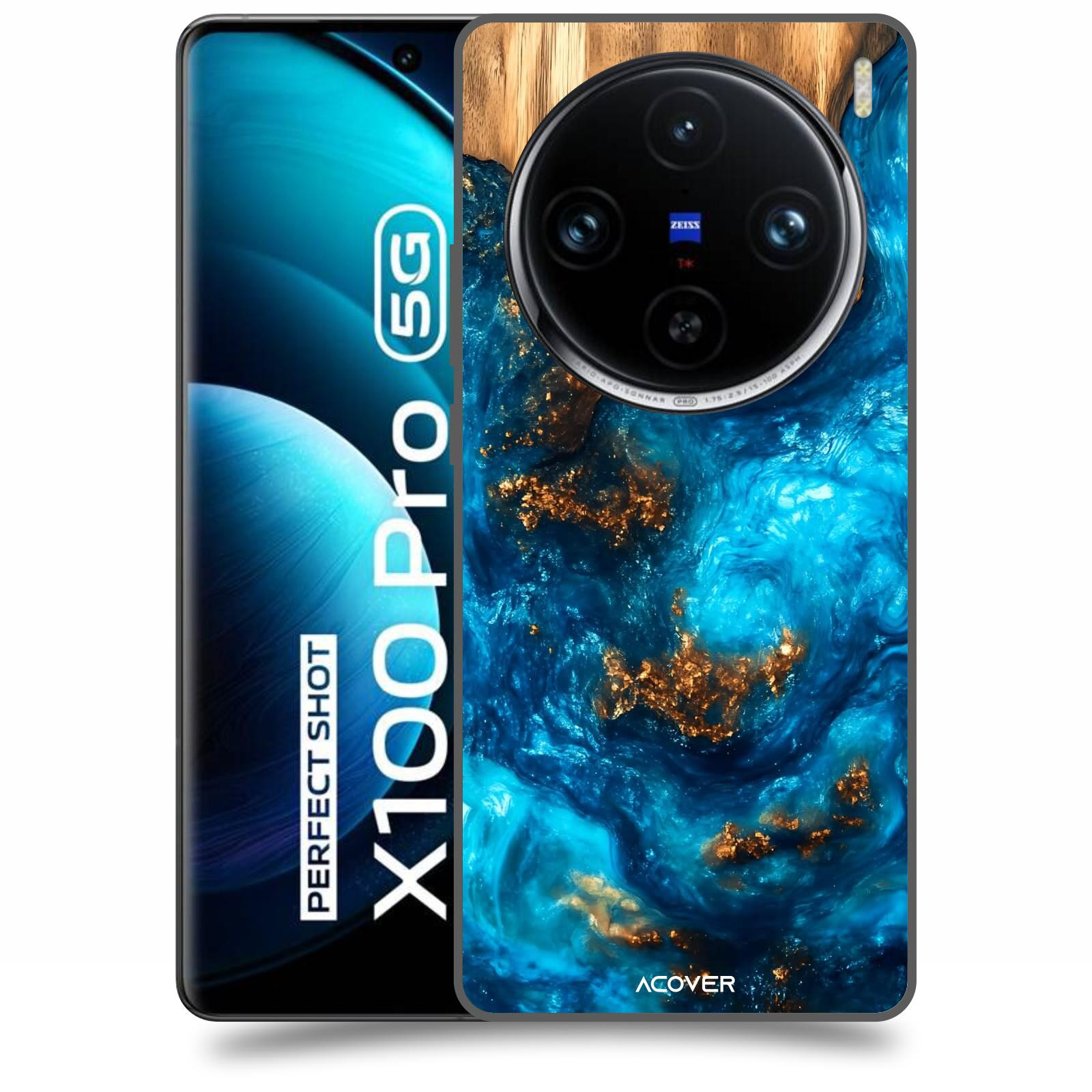 ACOVER Kryt na mobil Vivo X100 Pro - Kosmická hloubka