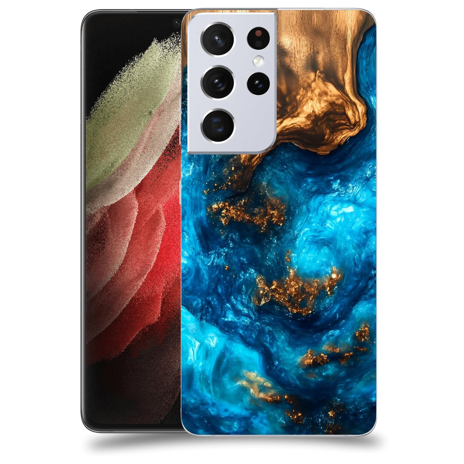 ACOVER Kryt na mobil Samsung Galaxy S21 Ultra 5G G998B - Kosmická hloubka