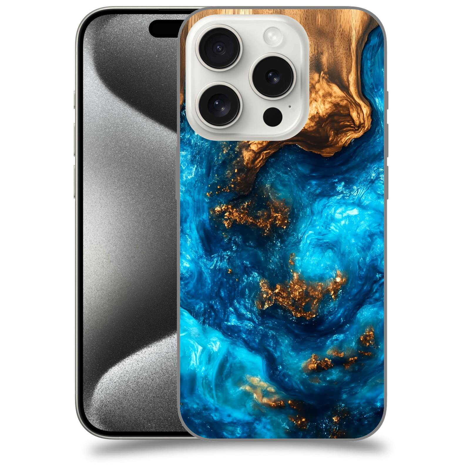 ACOVER Kryt na mobil Apple iPhone 15 pro - Kosmická hloubka