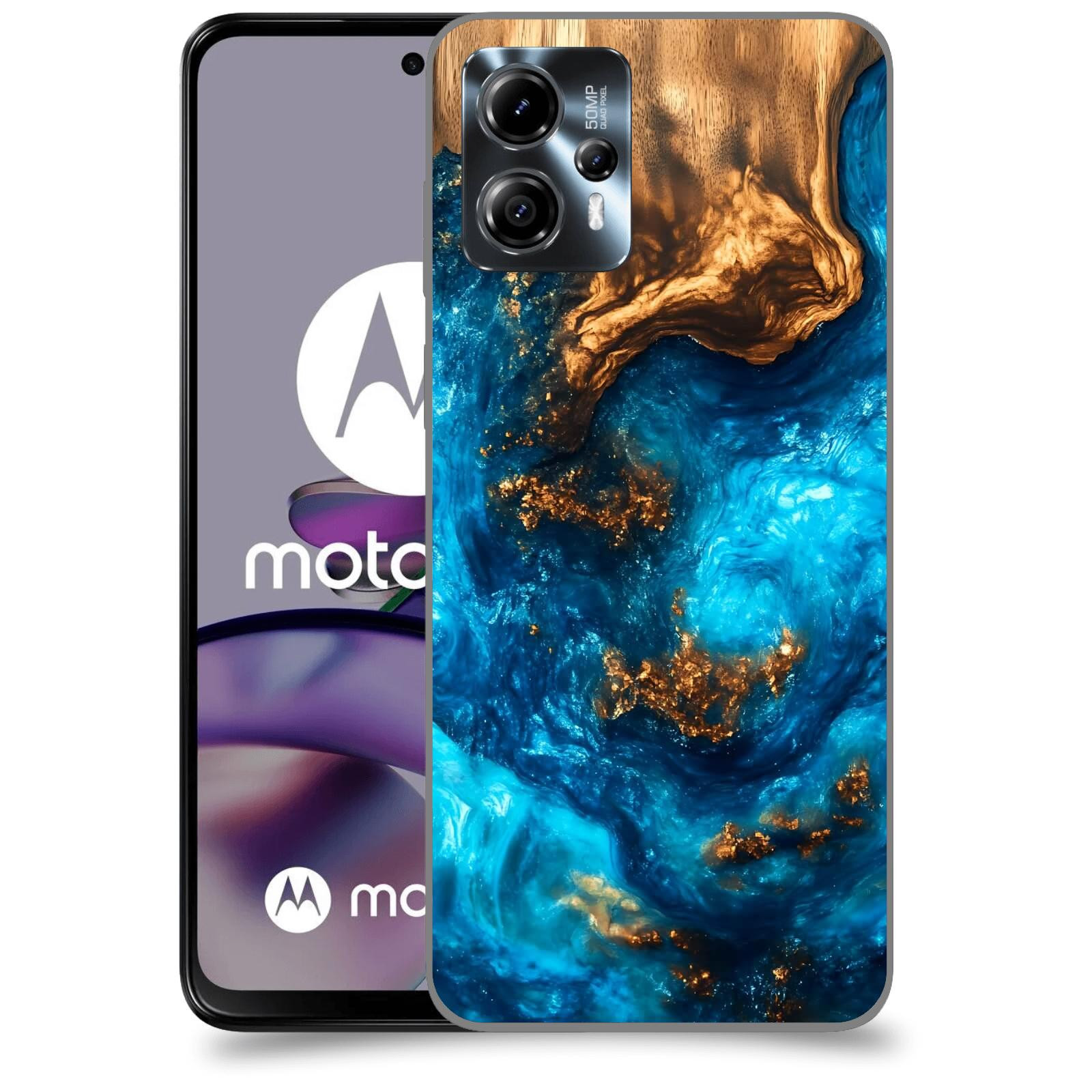 ACOVER Kryt na mobil Motorola Moto G13 - Kosmická hloubka
