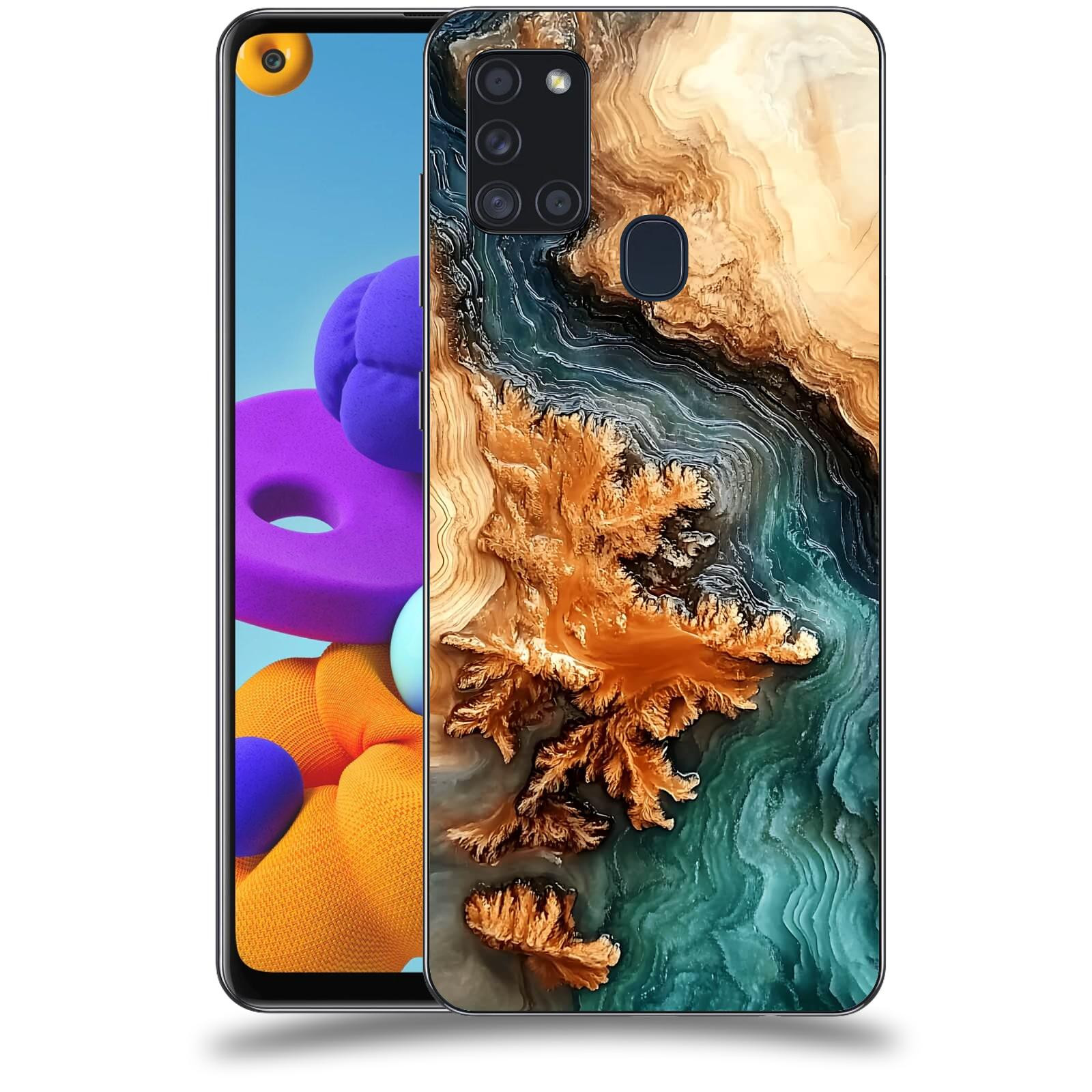 ACOVER Kryt na mobil Samsung Galaxy A21s - Minerální tok
