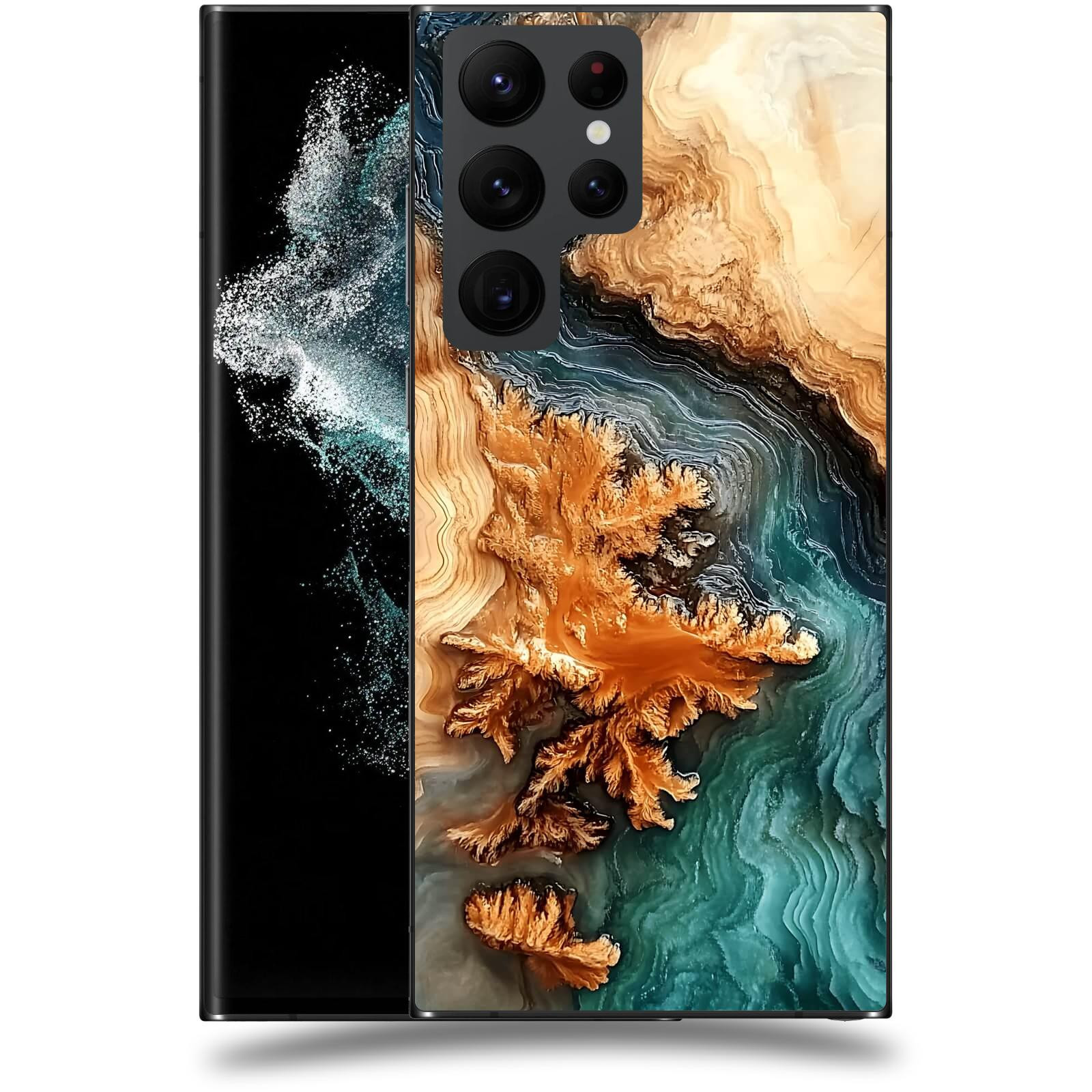 ACOVER Kryt na mobil Samsung Galaxy S22 Ultra 5G - Minerální tok