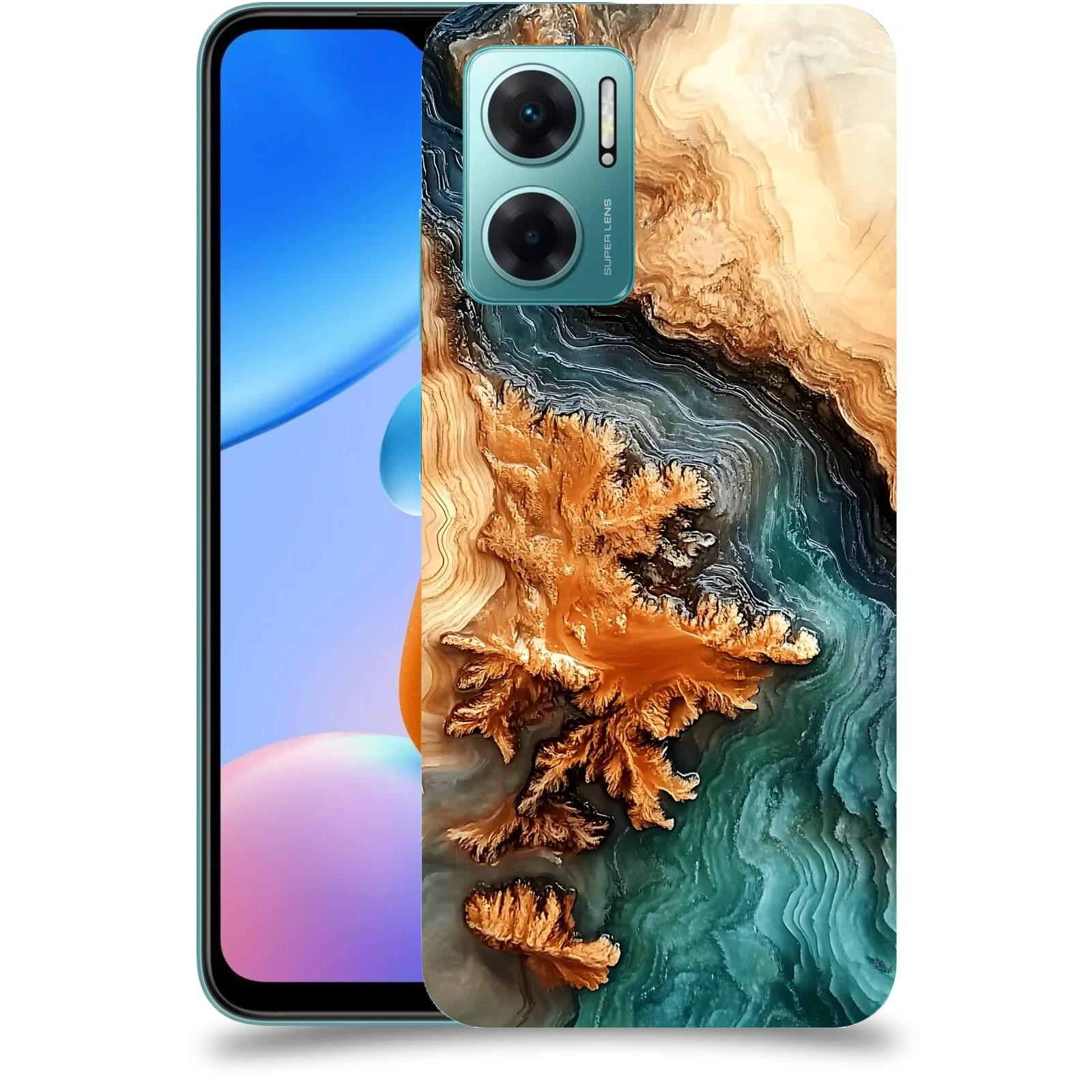 ACOVER Kryt na mobil Xiaomi Redmi 10 5G - Minerální tok