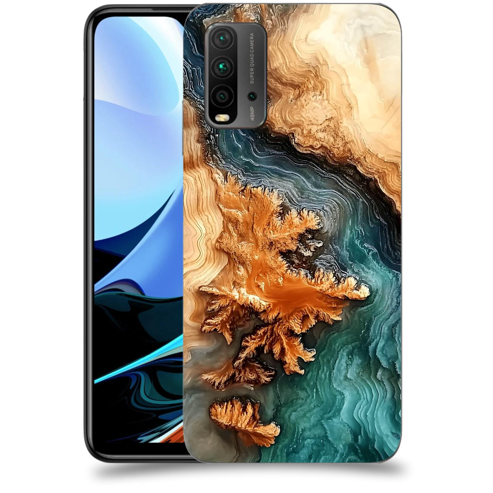 ACOVER Kryt na mobil Xiaomi Redmi 9T - Minerální tok
