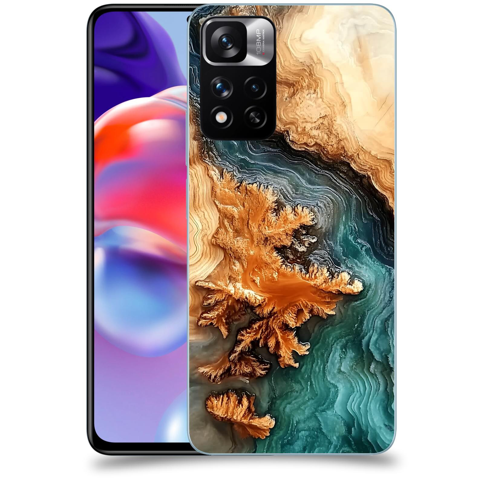 ACOVER Kryt na mobil Xiaomi Redmi Note 11 Pro+ 5G - Minerální tok