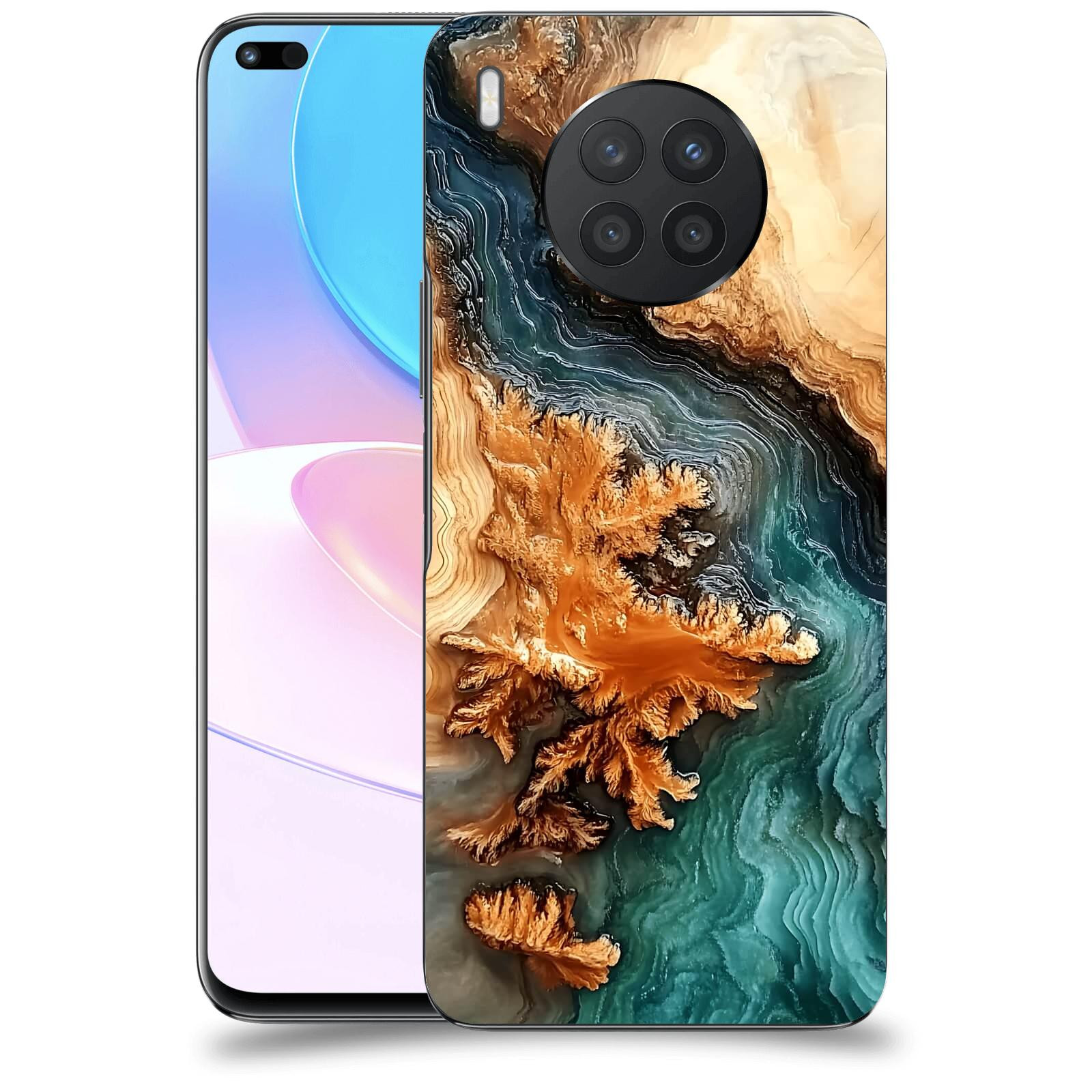 ACOVER Kryt na mobil Honor 50 Lite - Minerální tok