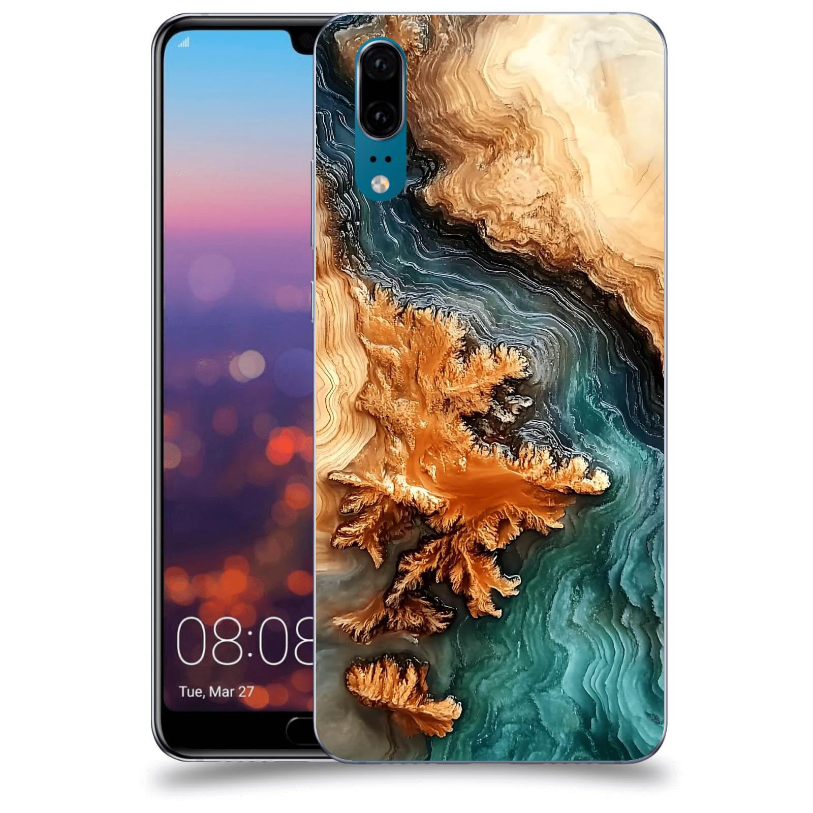ACOVER Kryt na mobil Huawei P20 - Minerální tok