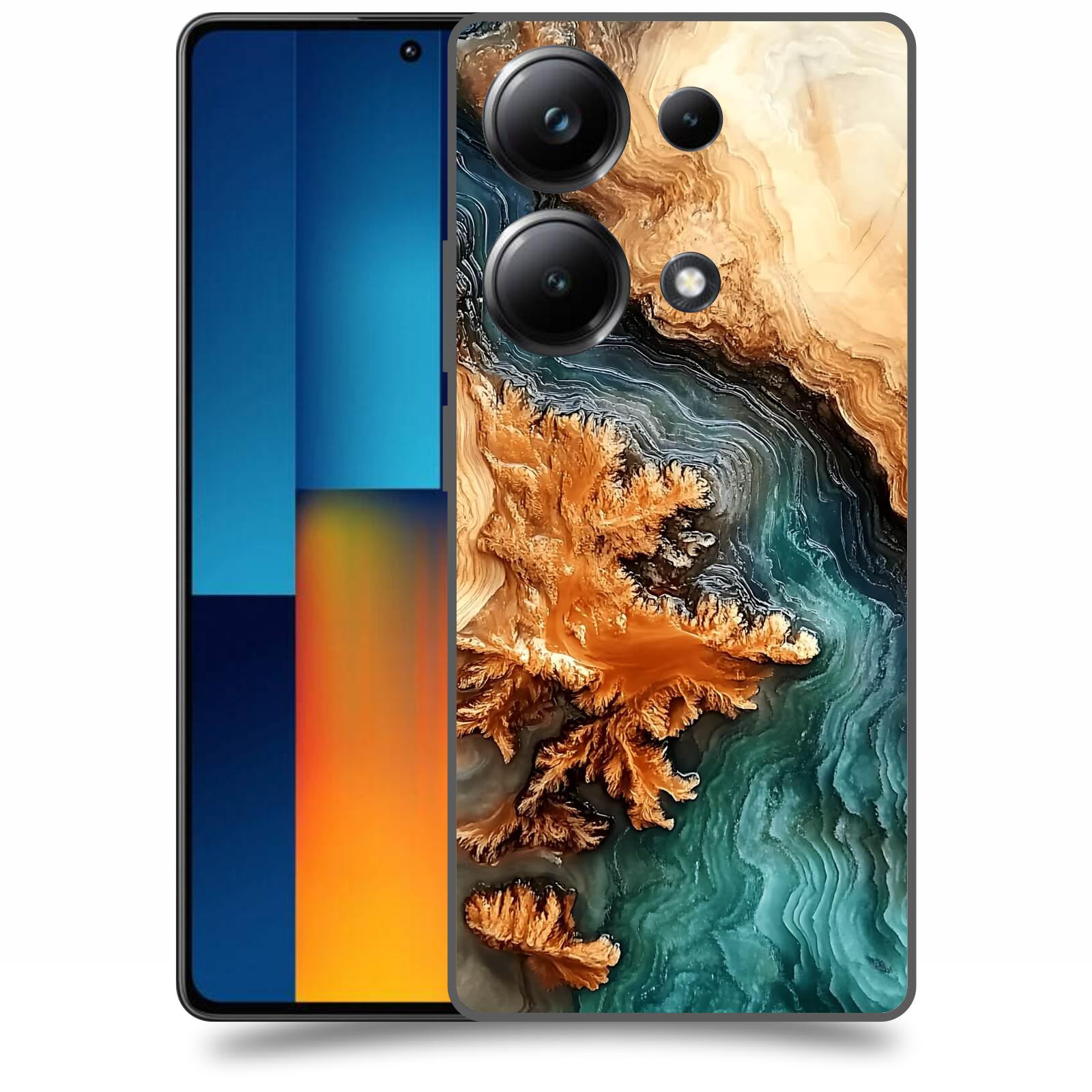 ACOVER Kryt na mobil Poco M6 - Minerální tok