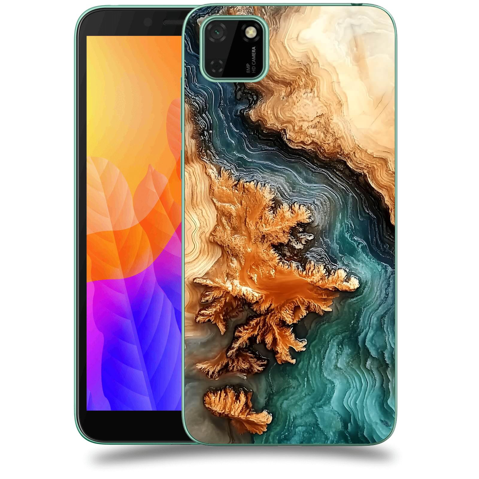 ACOVER Kryt na mobil Huawei Y5P - Minerální tok