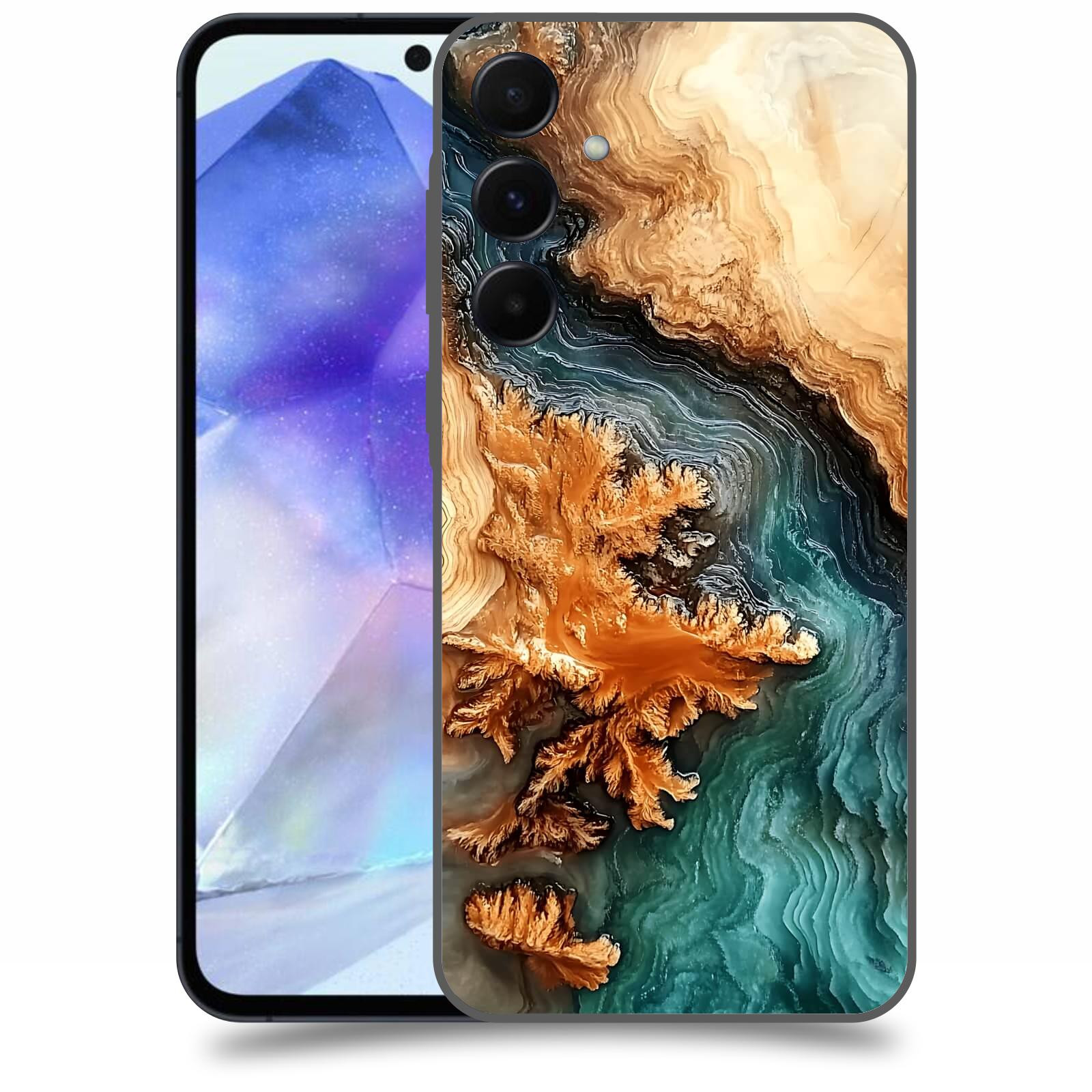 ACOVER Kryt na mobil Samsung Galaxy A55 5G - Minerální tok