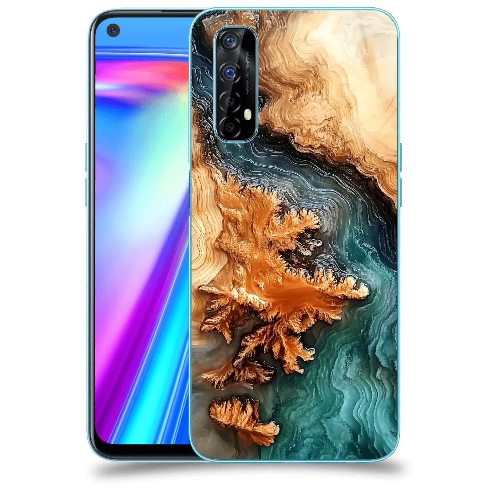 ACOVER Kryt na mobil Realme 7 - Minerální tok