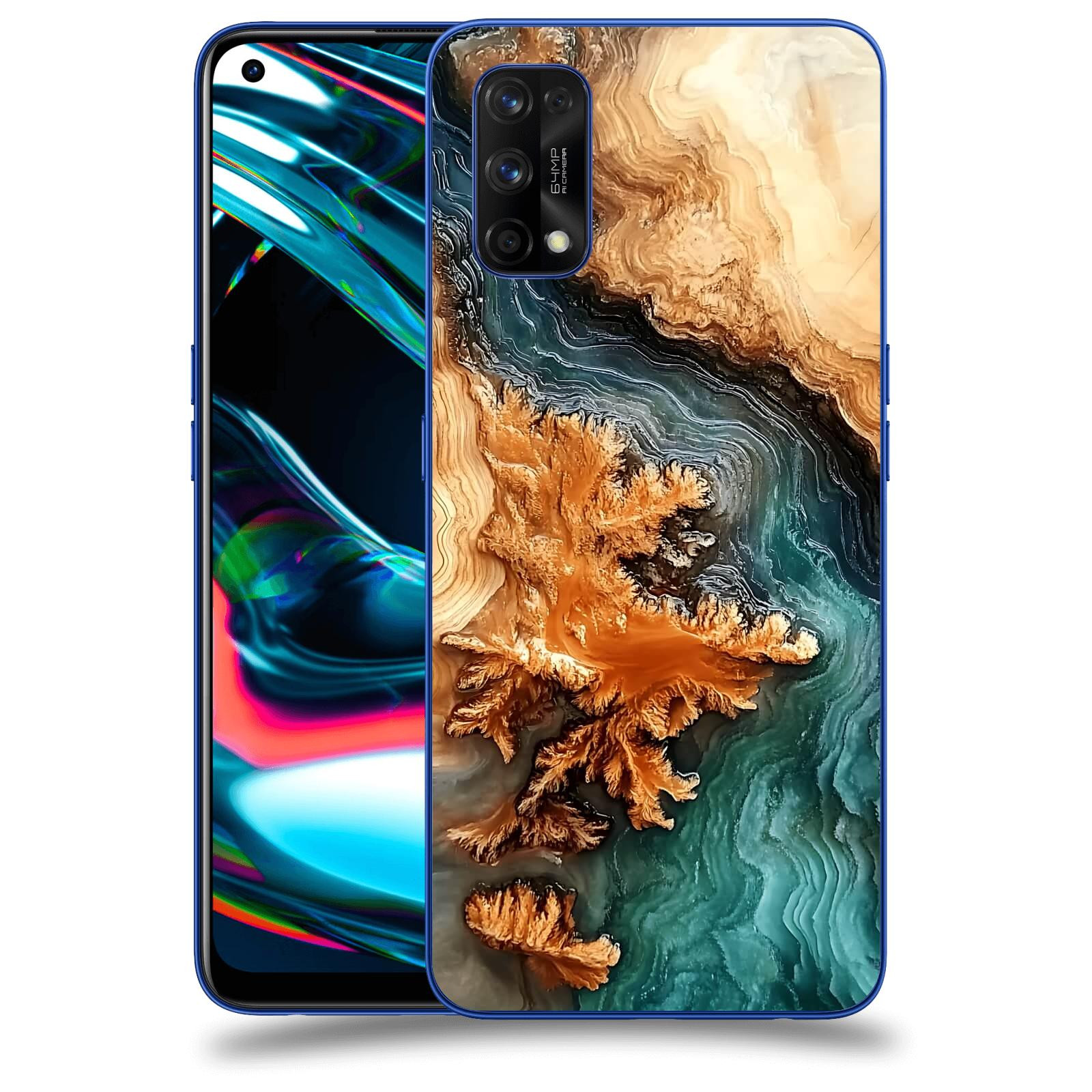 ACOVER Kryt na mobil Realme 7 Pro - Minerální tok