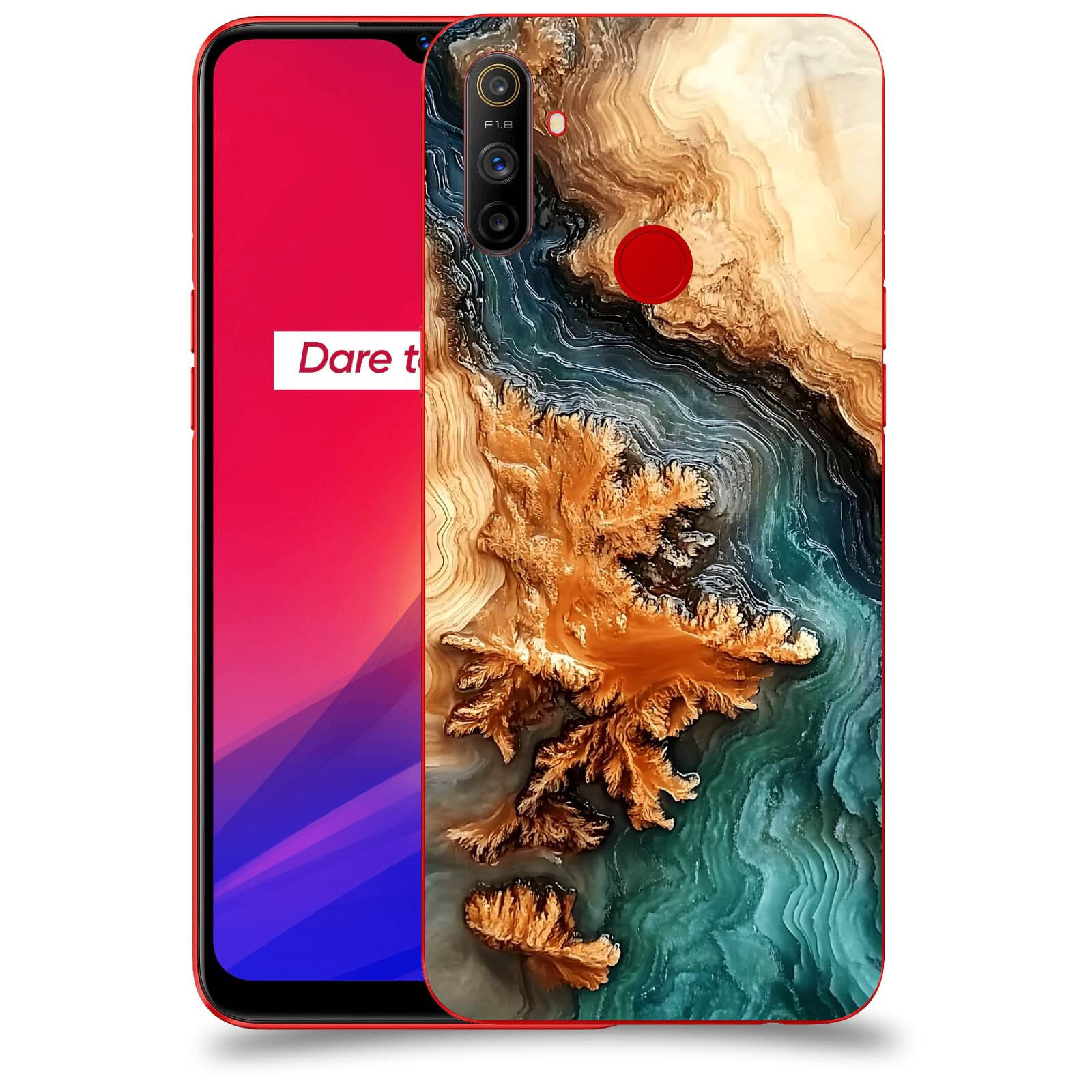 ACOVER Kryt na mobil Realme C3 - Minerální tok