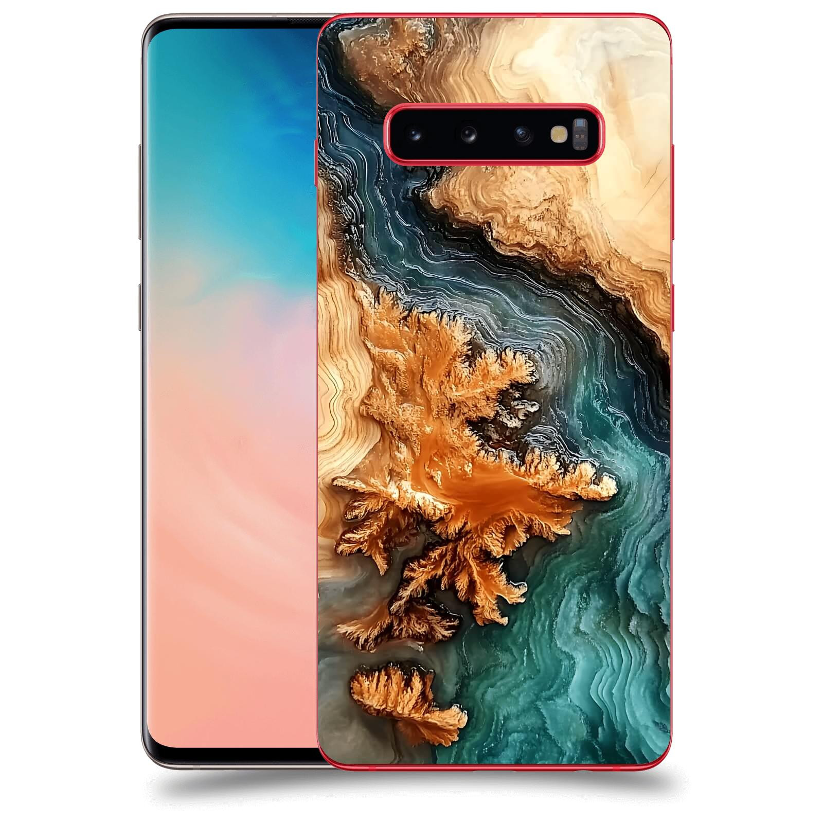 ACOVER Kryt na mobil Samsung Galaxy S10 Plus G975 - Minerální tok