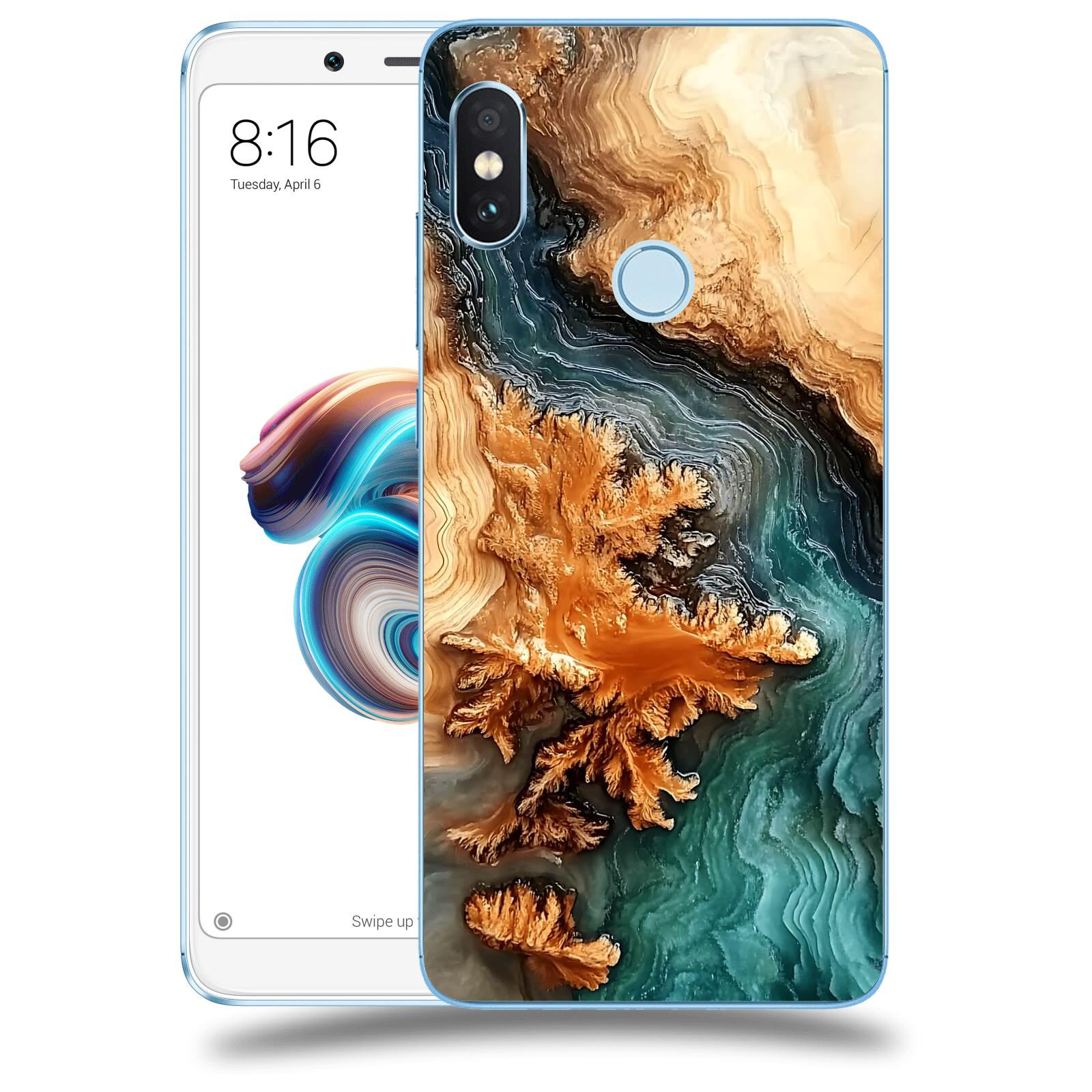 ACOVER Kryt na mobil Xiaomi Redmi Note 5 Global - Minerální tok