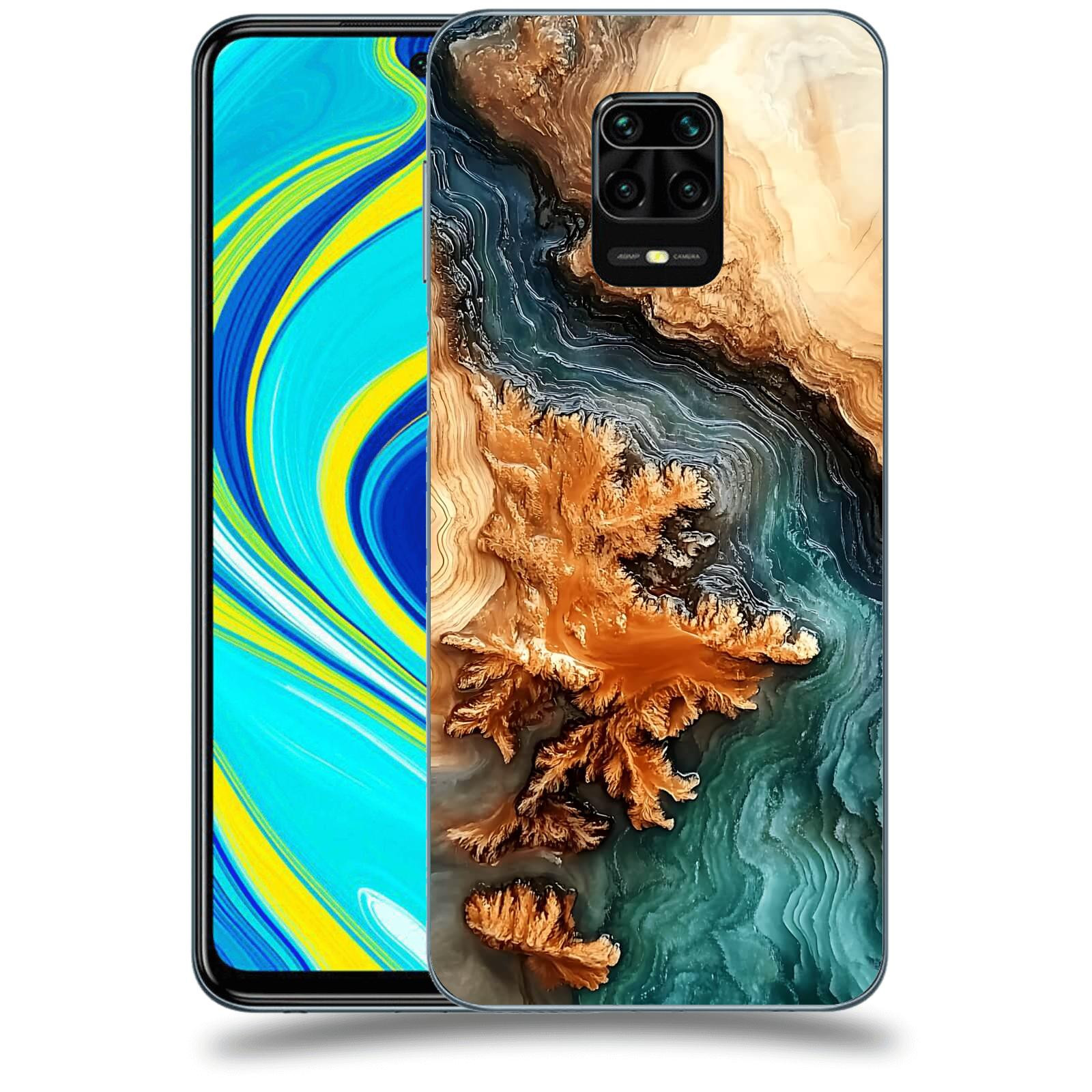 ACOVER Kryt na mobil Xiaomi Redmi Note 9S - Minerální tok