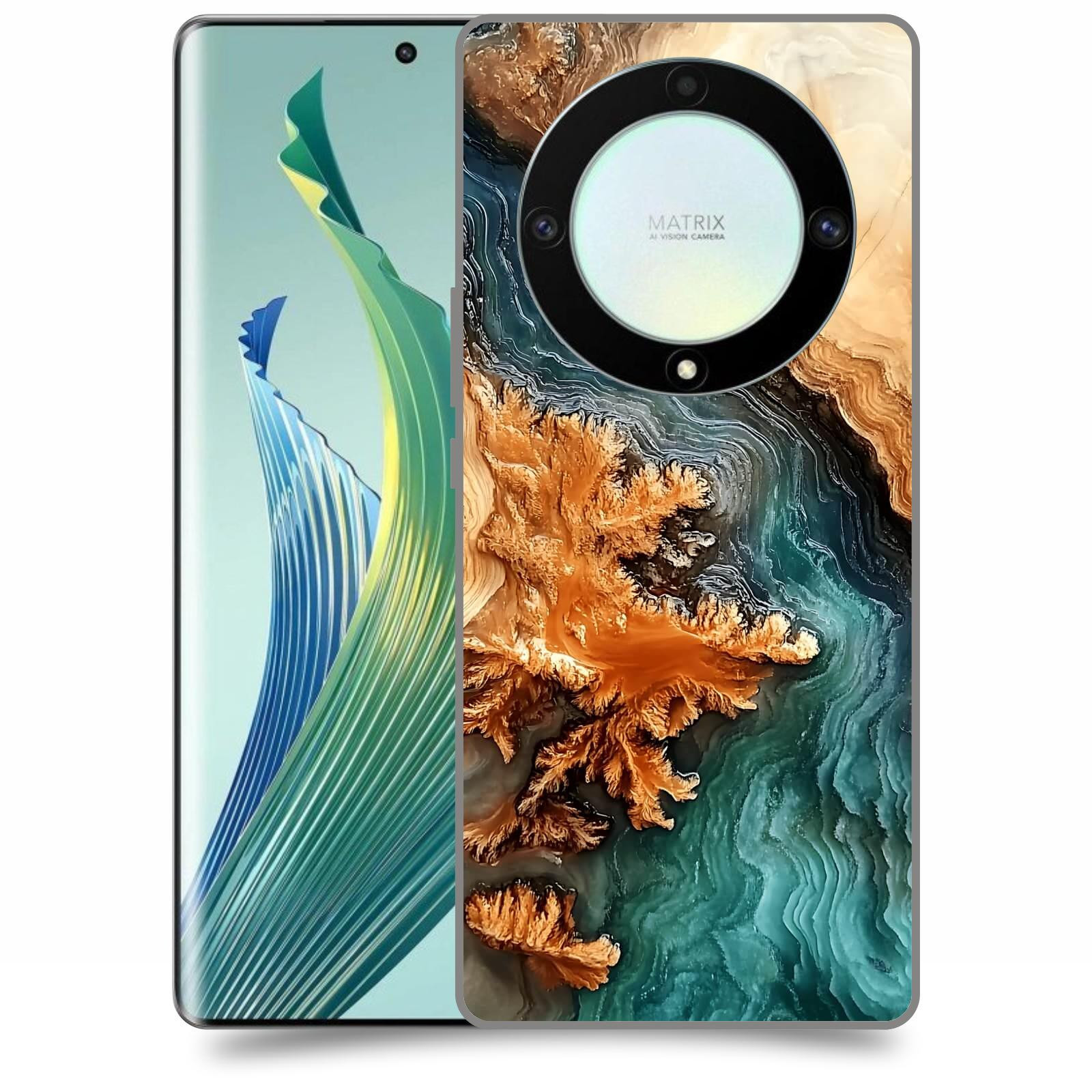 ACOVER Kryt na mobil Honor Magic 5 Lite 5G - Minerální tok