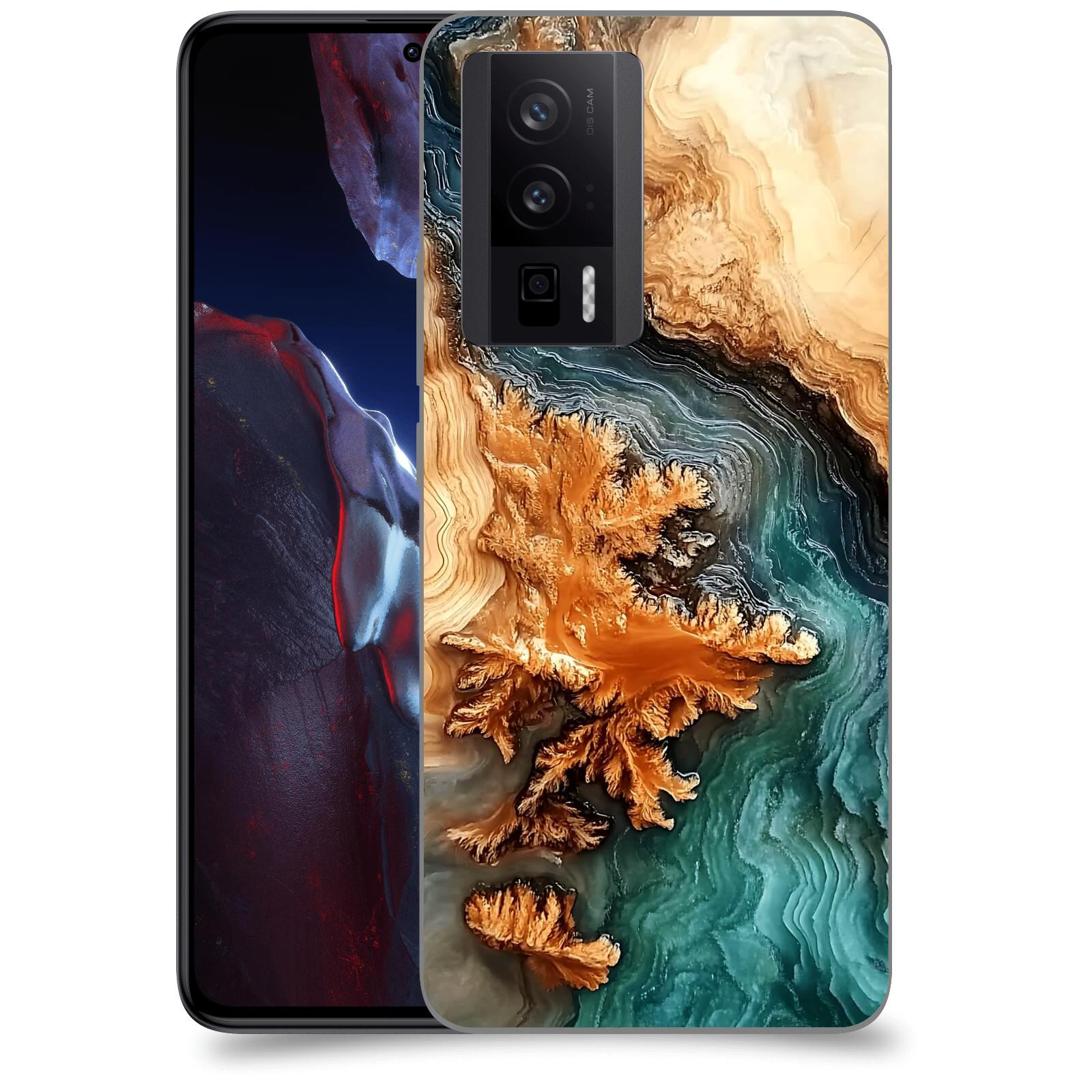 ACOVER Kryt na mobil Xiaomi Poco F5 Pro 5G - Minerální tok