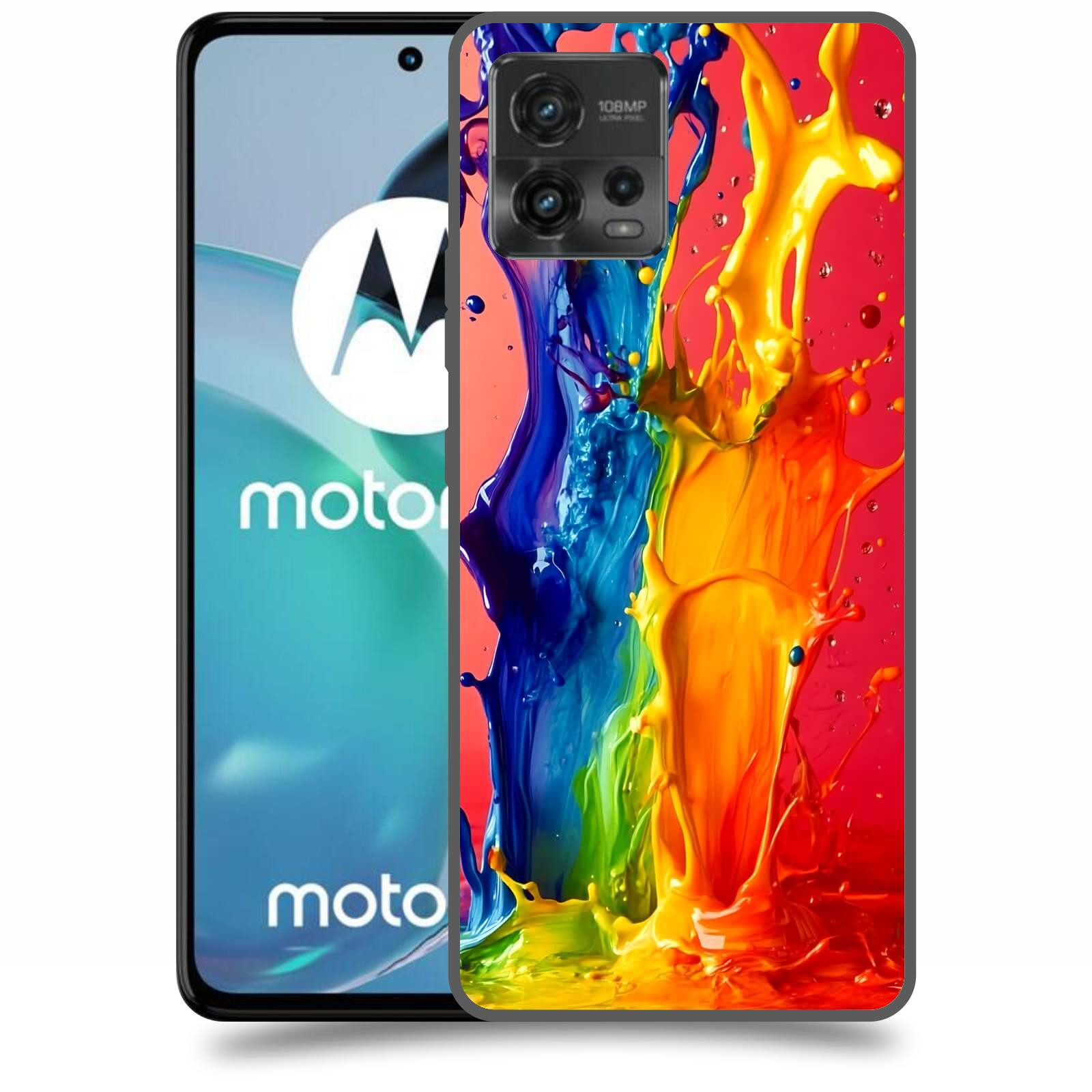 ACOVER Kryt na mobil Motorola Moto G72 - Energie a Srážka