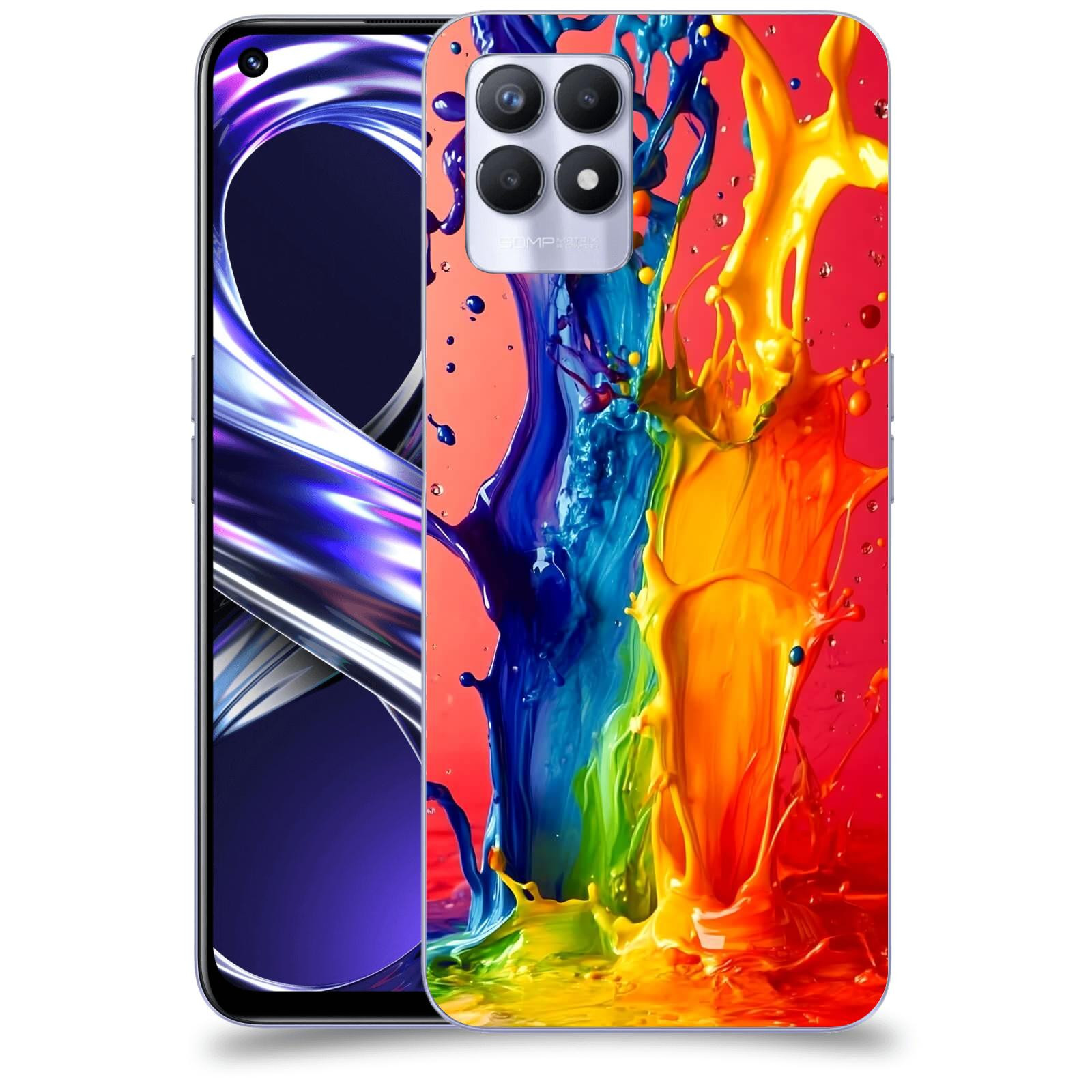 ACOVER Kryt na mobil Realme 8i - Energie a Srážka