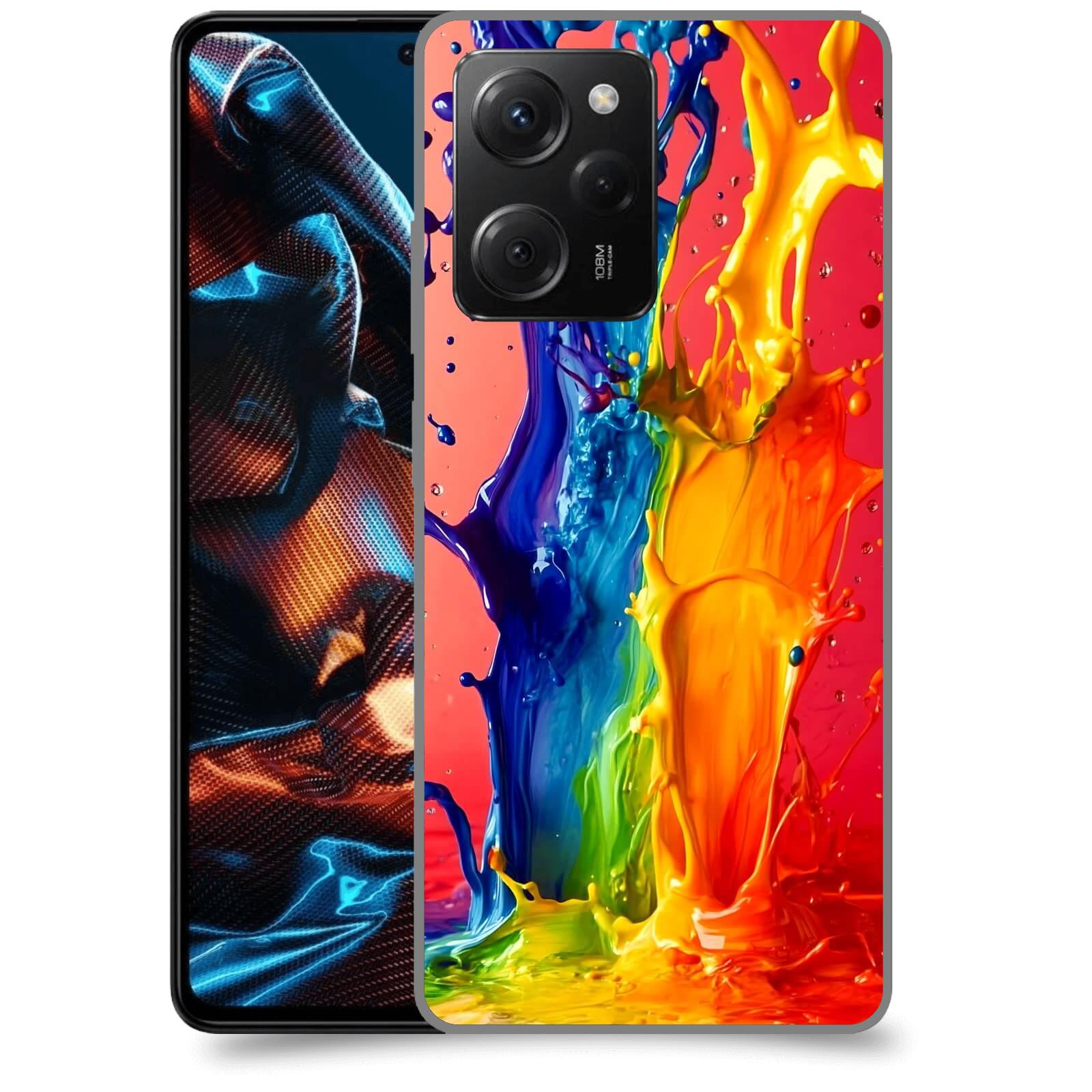 ACOVER Kryt na mobil Xiaomi Poco X5 Pro - Energie a Srážka