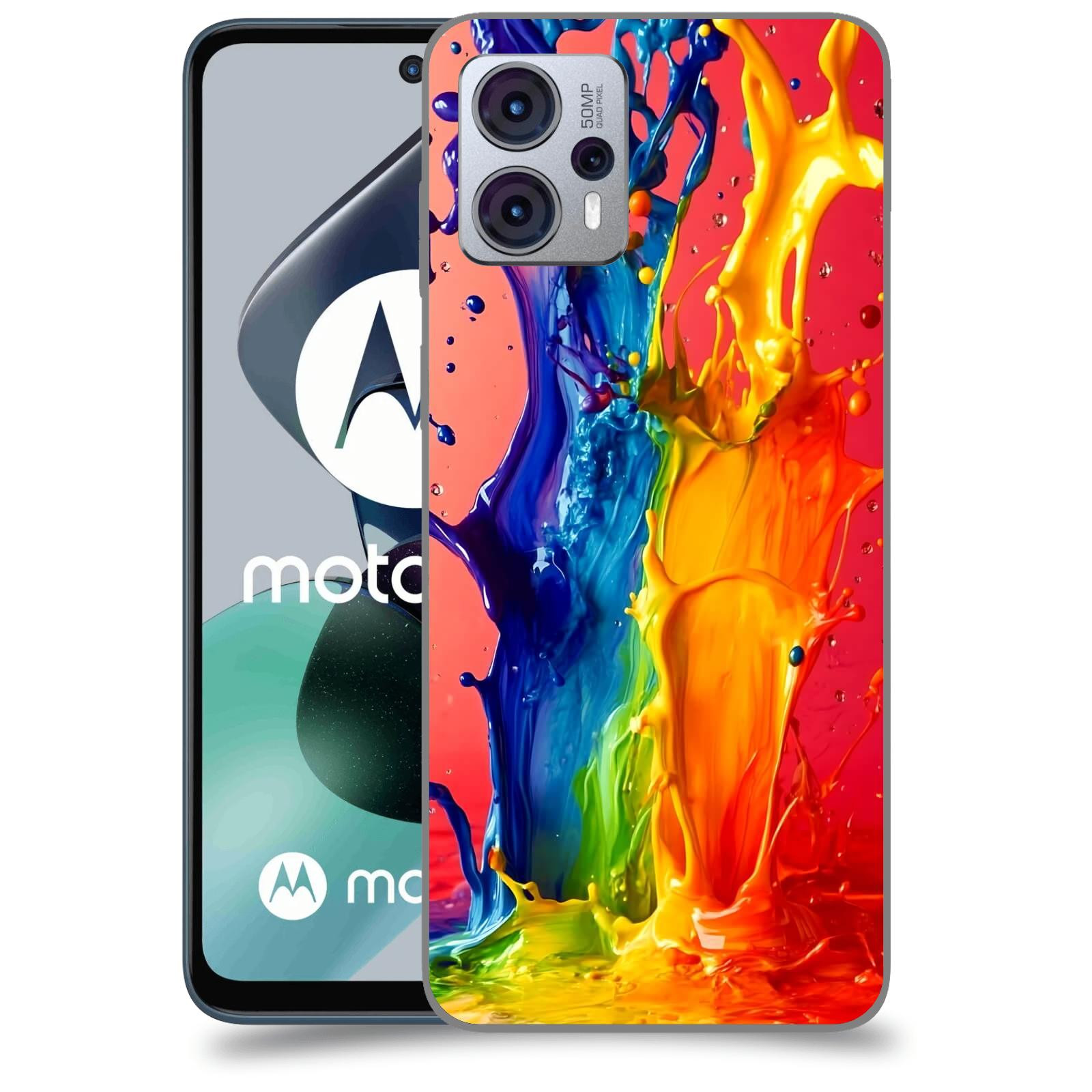 ACOVER Kryt na mobil Motorola Moto G23 - Energie a Srážka