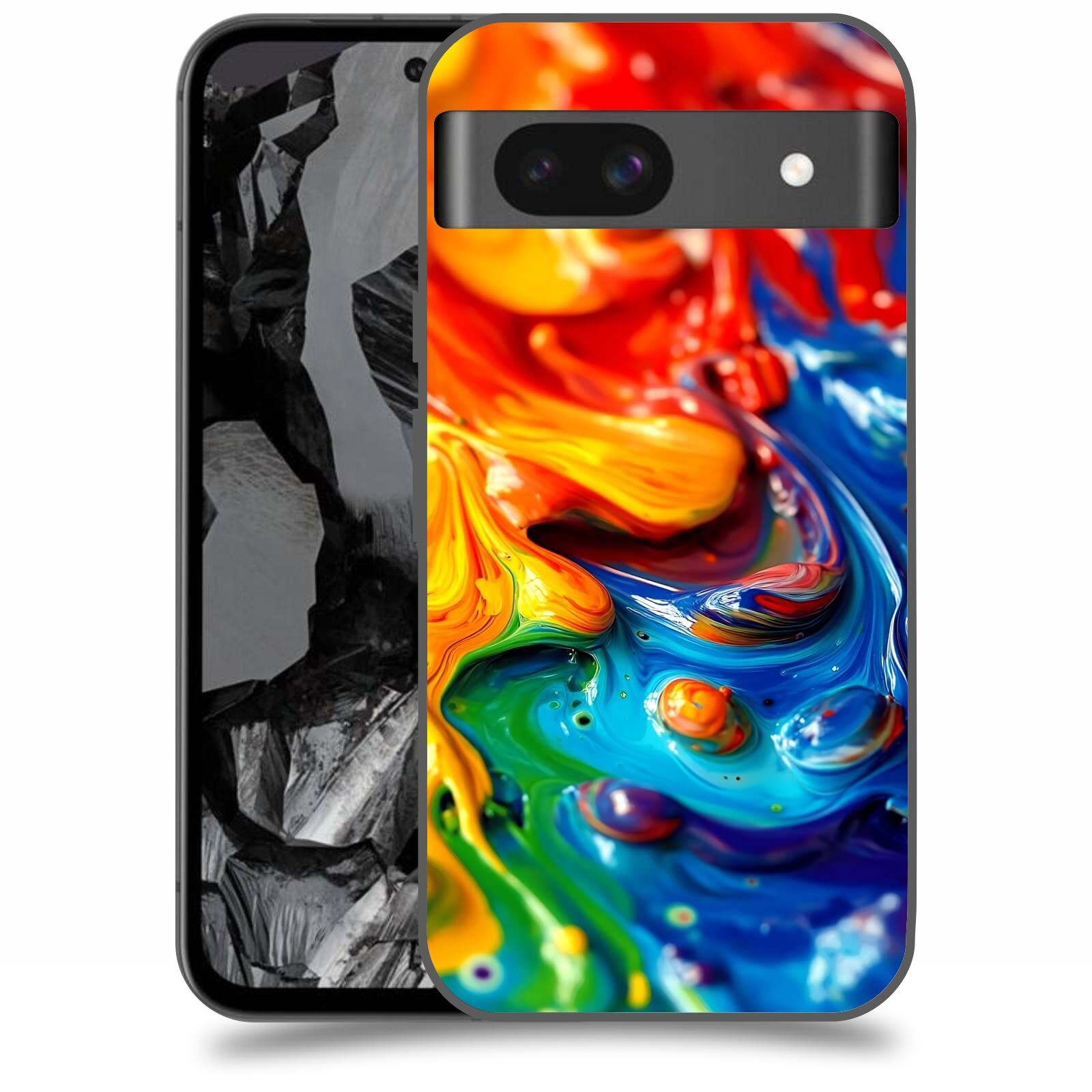 ACOVER Kryt na mobil Google Pixel 8A - Exploze a Energie