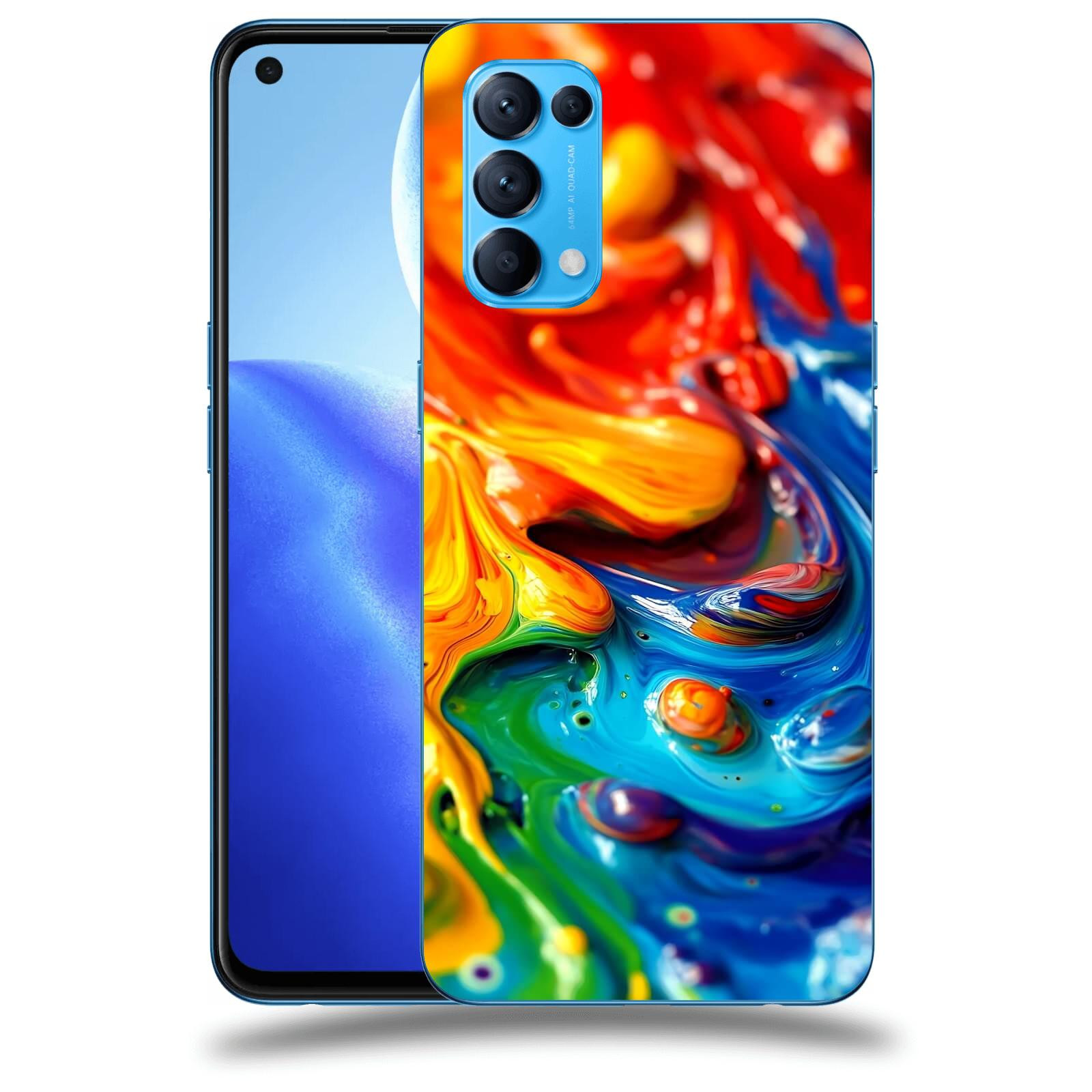 ACOVER Kryt na mobil OPPO Reno 5 5G - Exploze a Energie