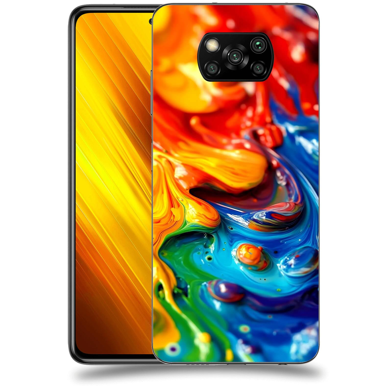 ACOVER Kryt na mobil Xiaomi Poco X3 - Exploze a Energie