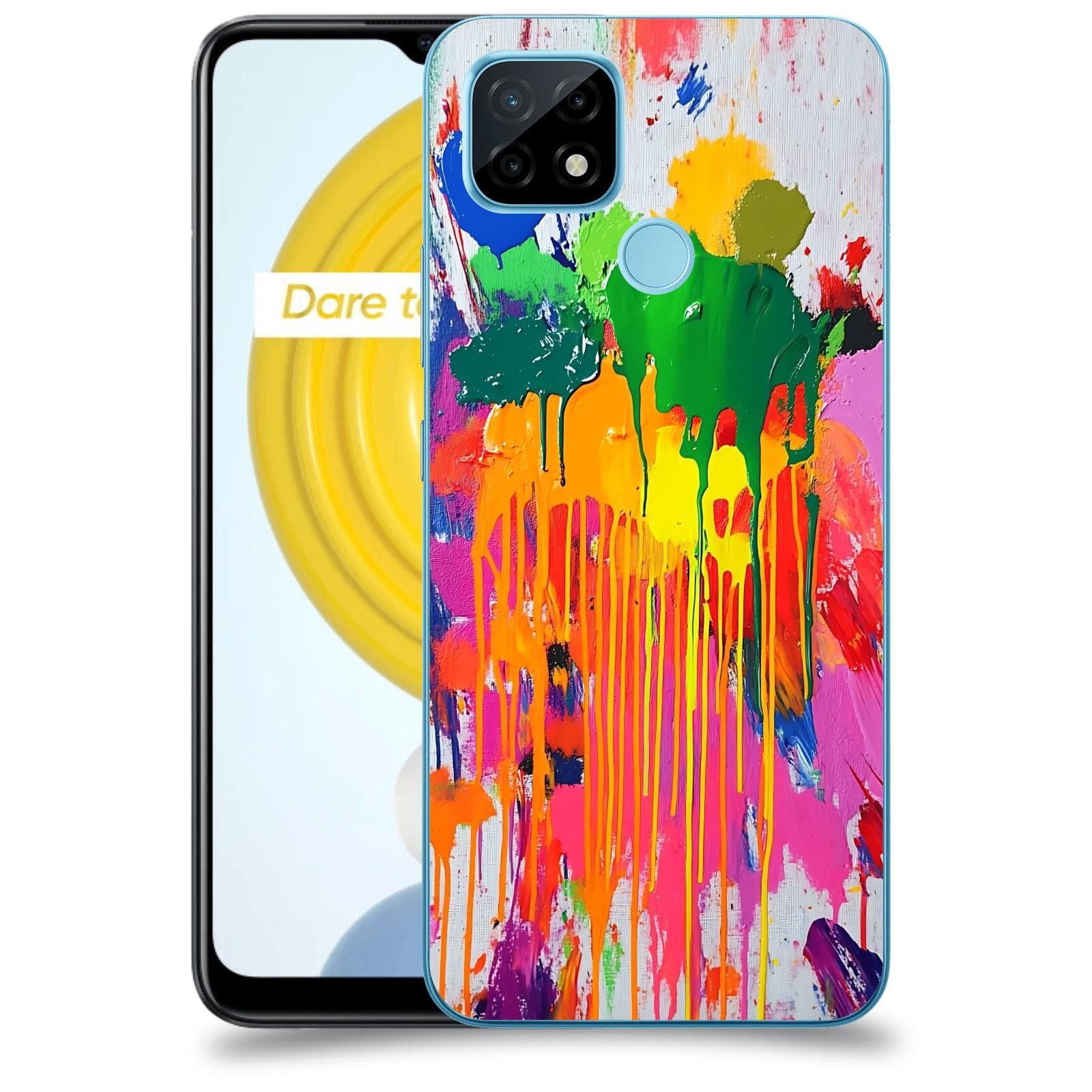 ACOVER Kryt na mobil Realme C21 - Chaos a Expresivita