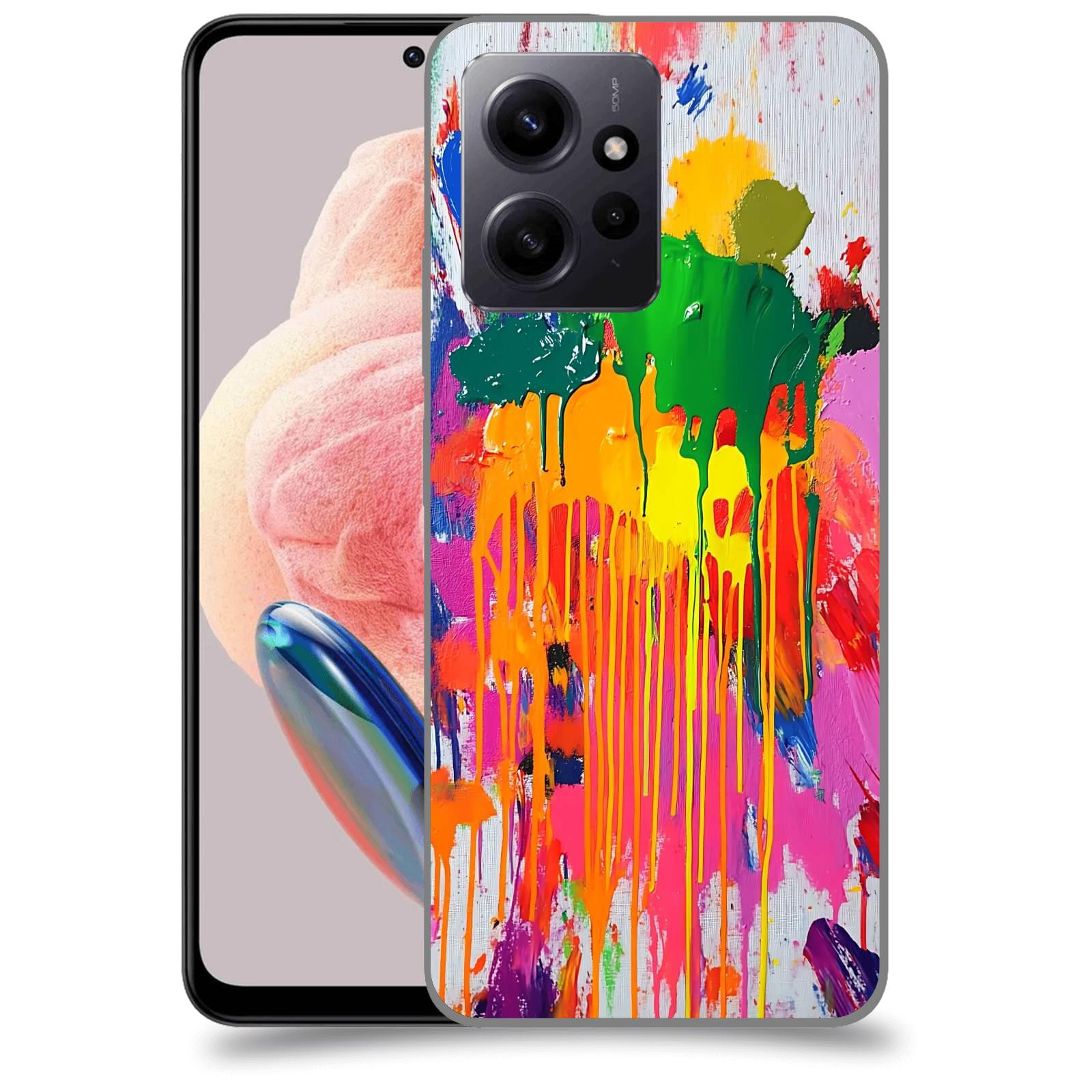 ACOVER Kryt na mobil Xiaomi Redmi Note 12 4G - Chaos a Expresivita