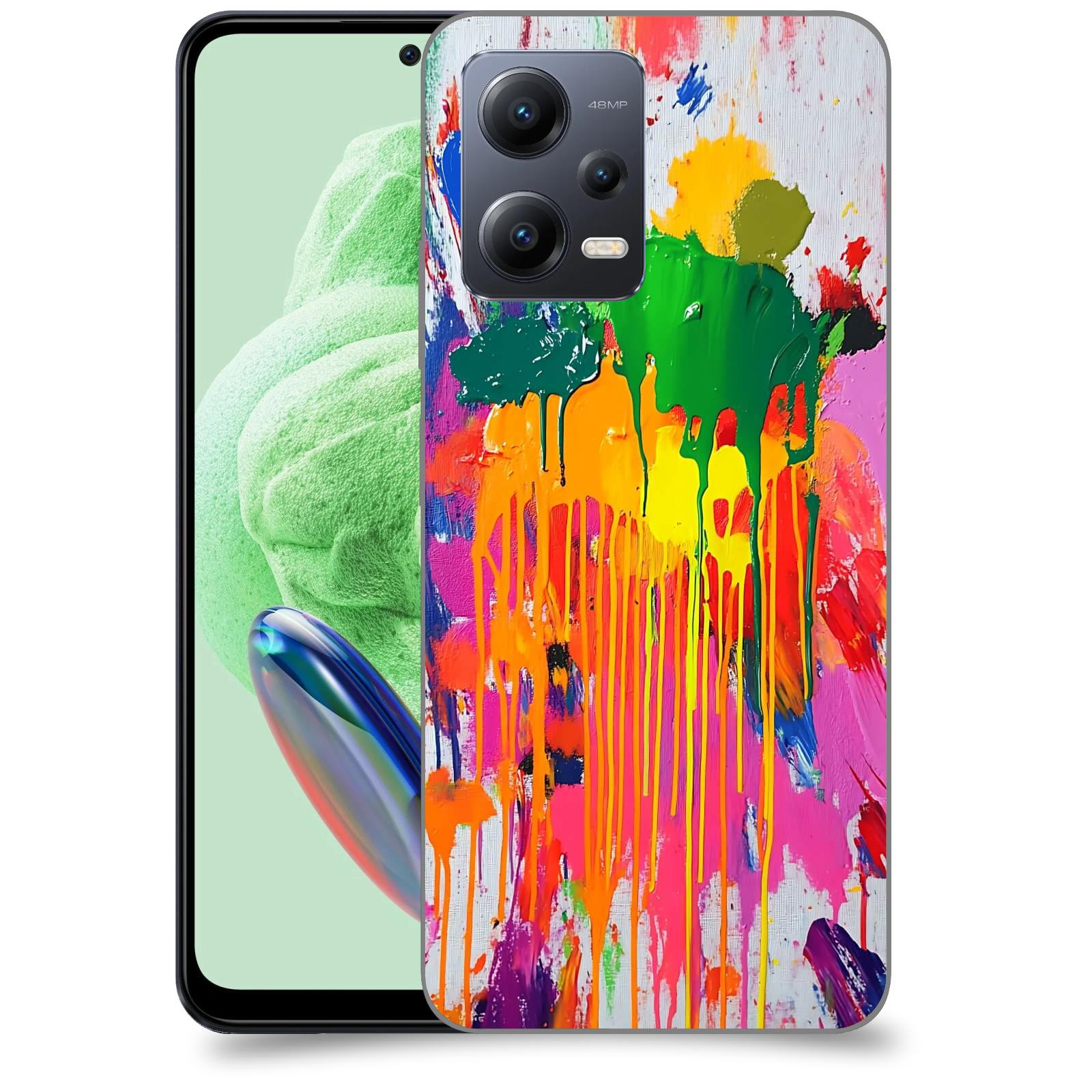 ACOVER Kryt na mobil Xiaomi Redmi Note 12 PRO 5G - Chaos a Expresivita