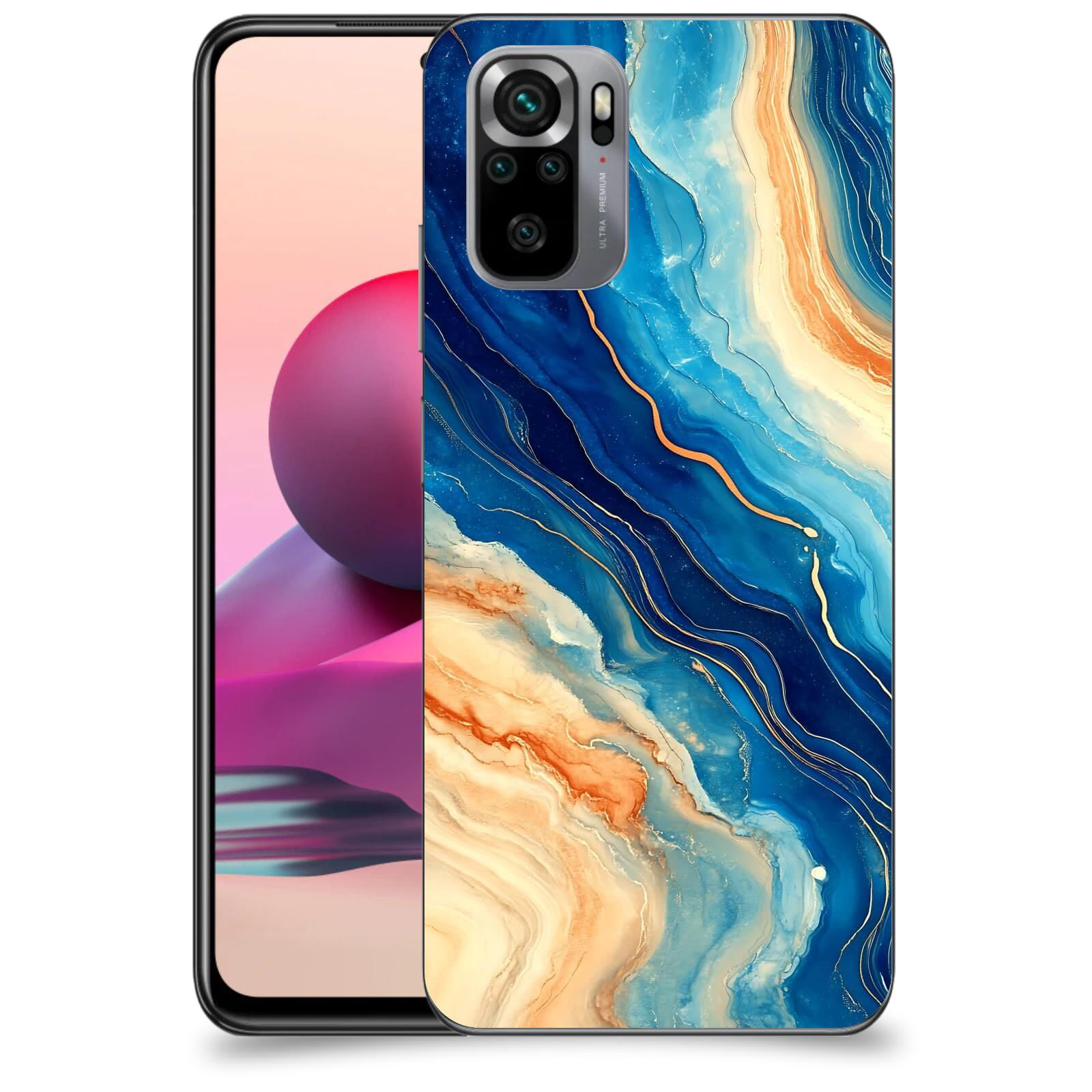 ACOVER Kryt na mobil Xiaomi Redmi Note 10S - Kosmos a Proudění