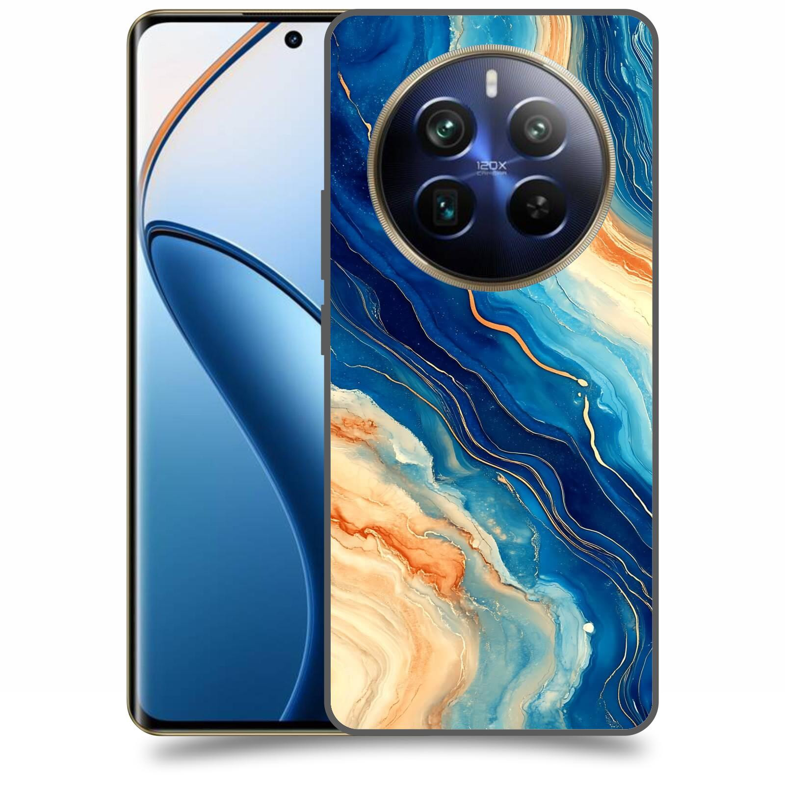 ACOVER Kryt na mobil Realme 12 pro+ 5g - Kosmos a Proudění
