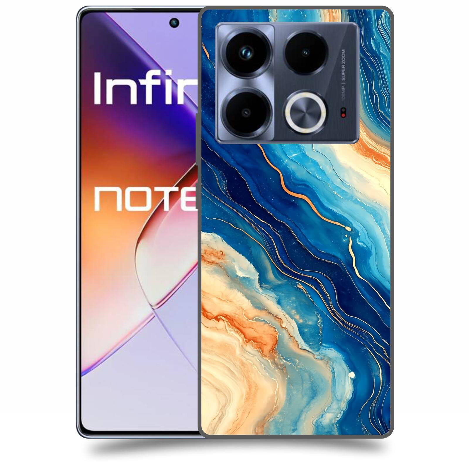 ACOVER Kryt na mobil Infinix Note 40 - Kosmos a Proudění