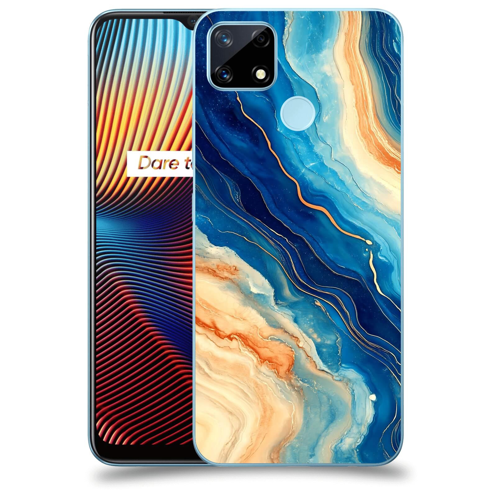 ACOVER Kryt na mobil Realme 7i - Kosmos a Proudění