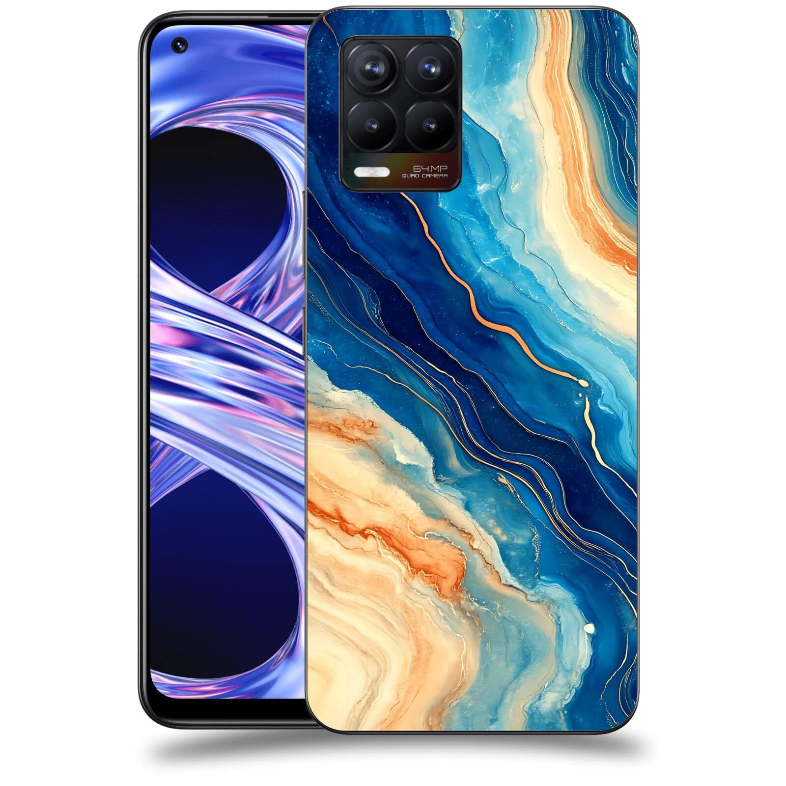 ACOVER Kryt na mobil Realme 8 - Kosmos a Proudění
