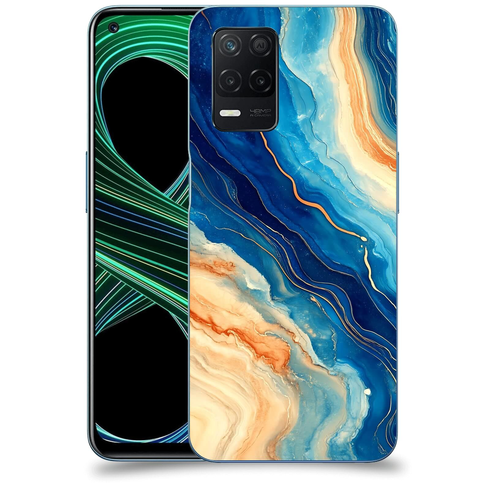 ACOVER Kryt na mobil Realme 8 5G - Kosmos a Proudění