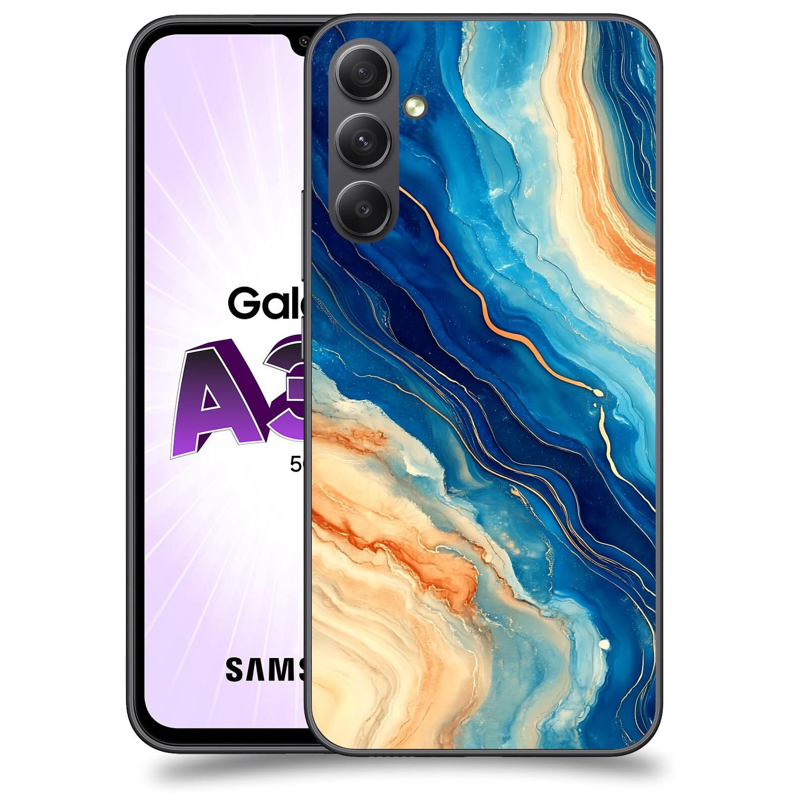 ACOVER Kryt na mobil Samsung Galaxy A34 - Kosmos a Proudění