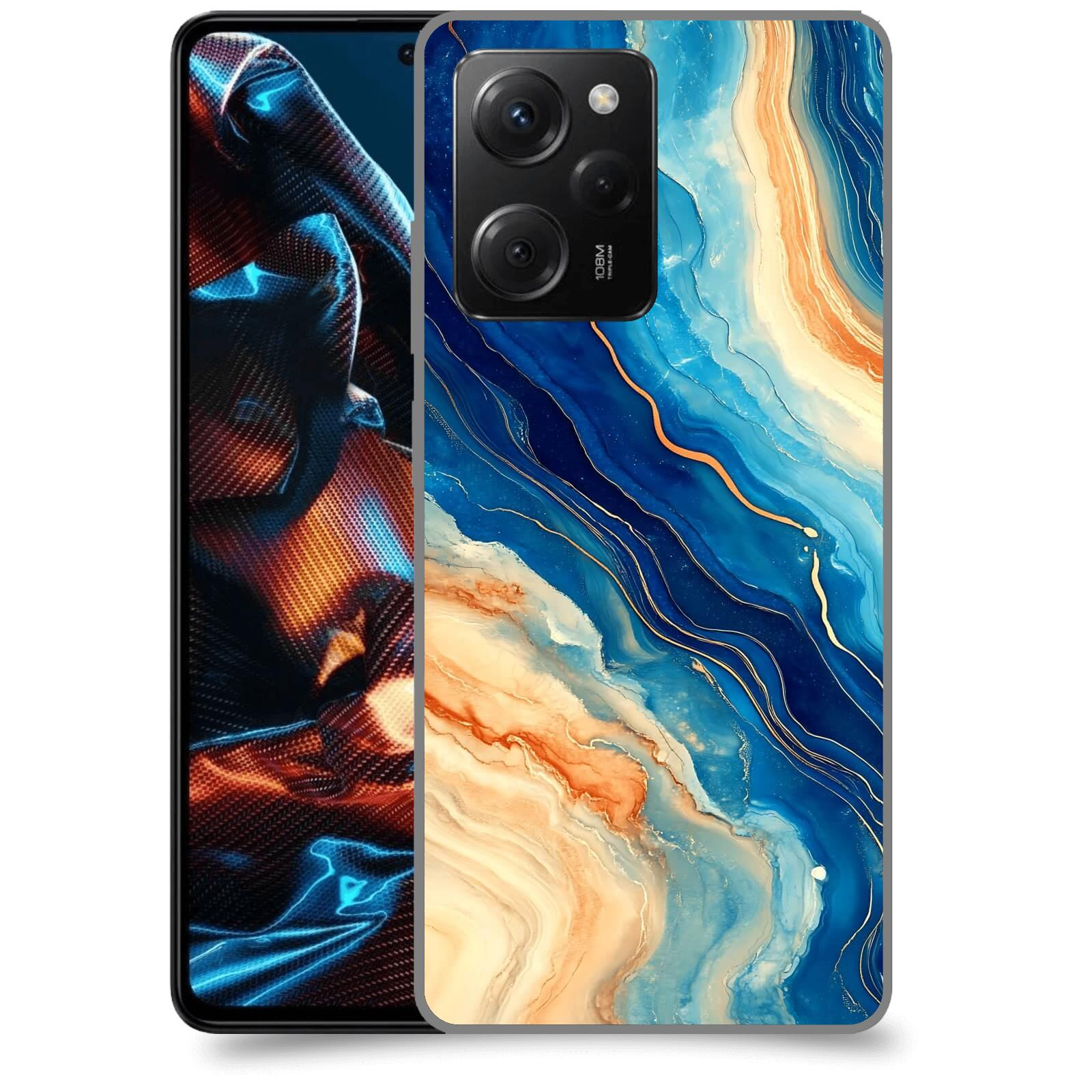 ACOVER Kryt na mobil Xiaomi Poco X5 Pro - Kosmos a Proudění
