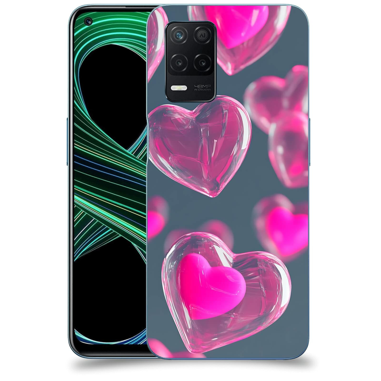 ACOVER Kryt na mobil Realme 8 5G - Láska a Jemnost