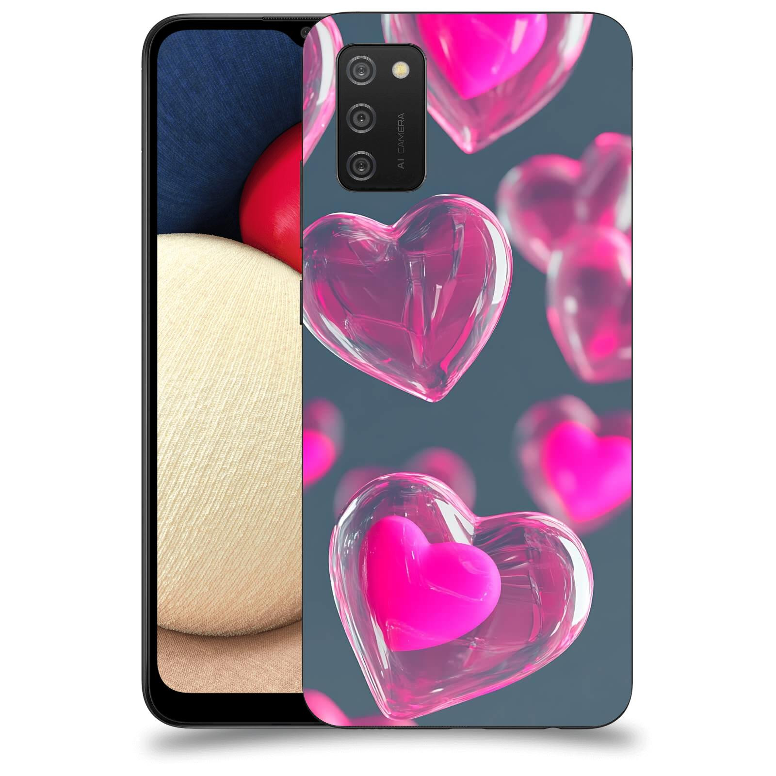 ACOVER Kryt na mobil Samsung Galaxy A02s A025G - Láska a Jemnost