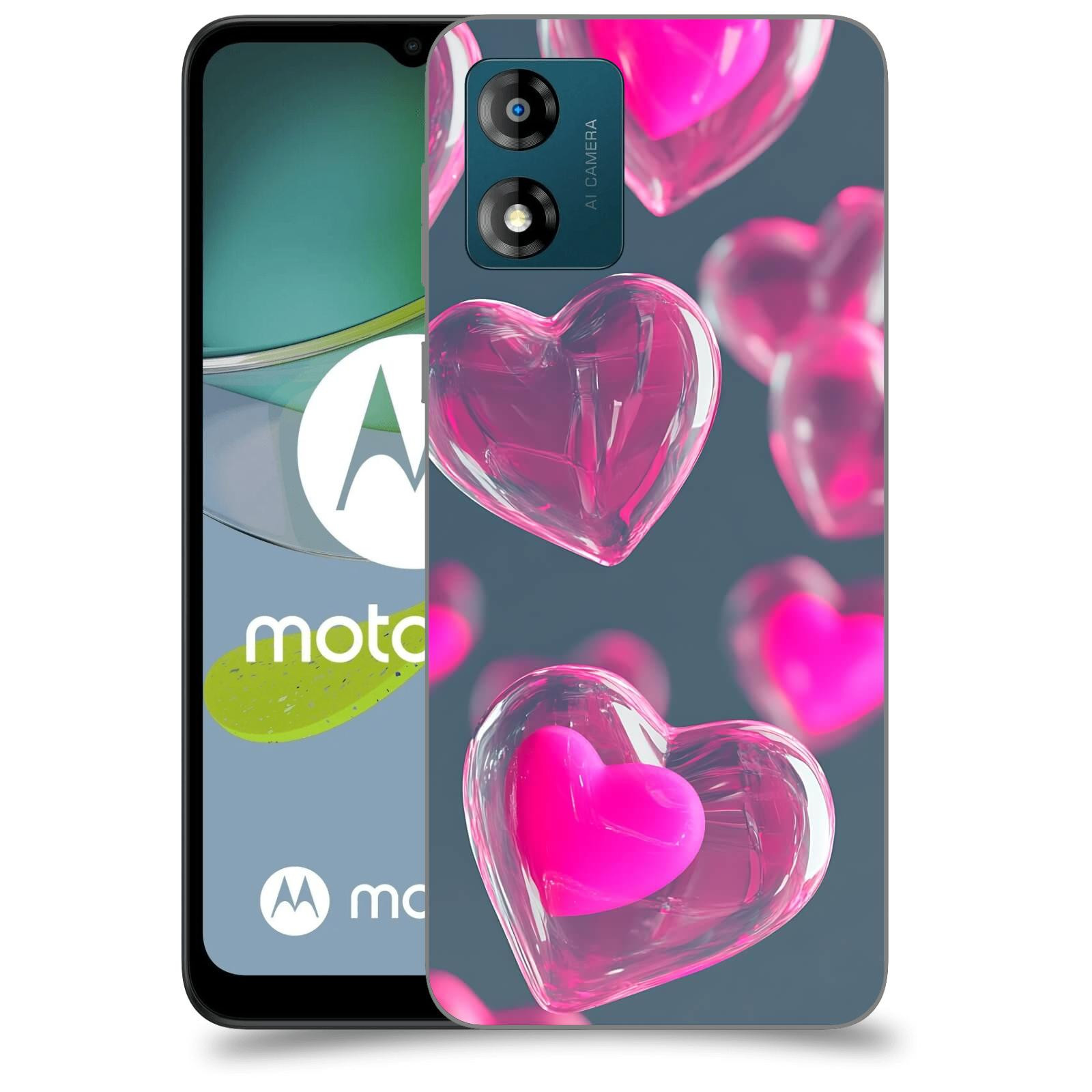 ACOVER Kryt na mobil Motorola Moto E13 - Láska a Jemnost