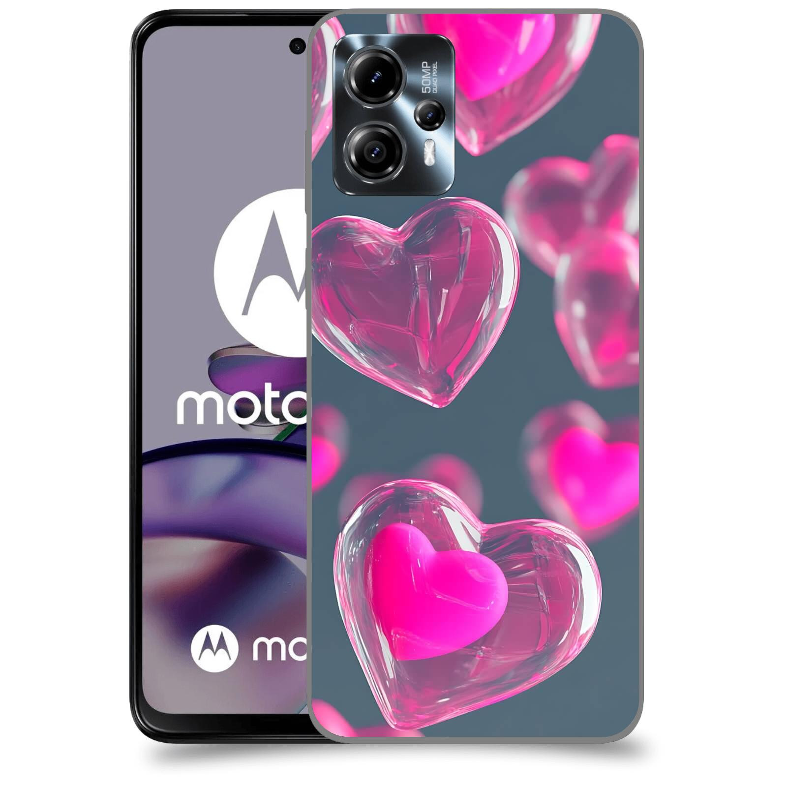 ACOVER Kryt na mobil Motorola Moto G13 - Láska a Jemnost