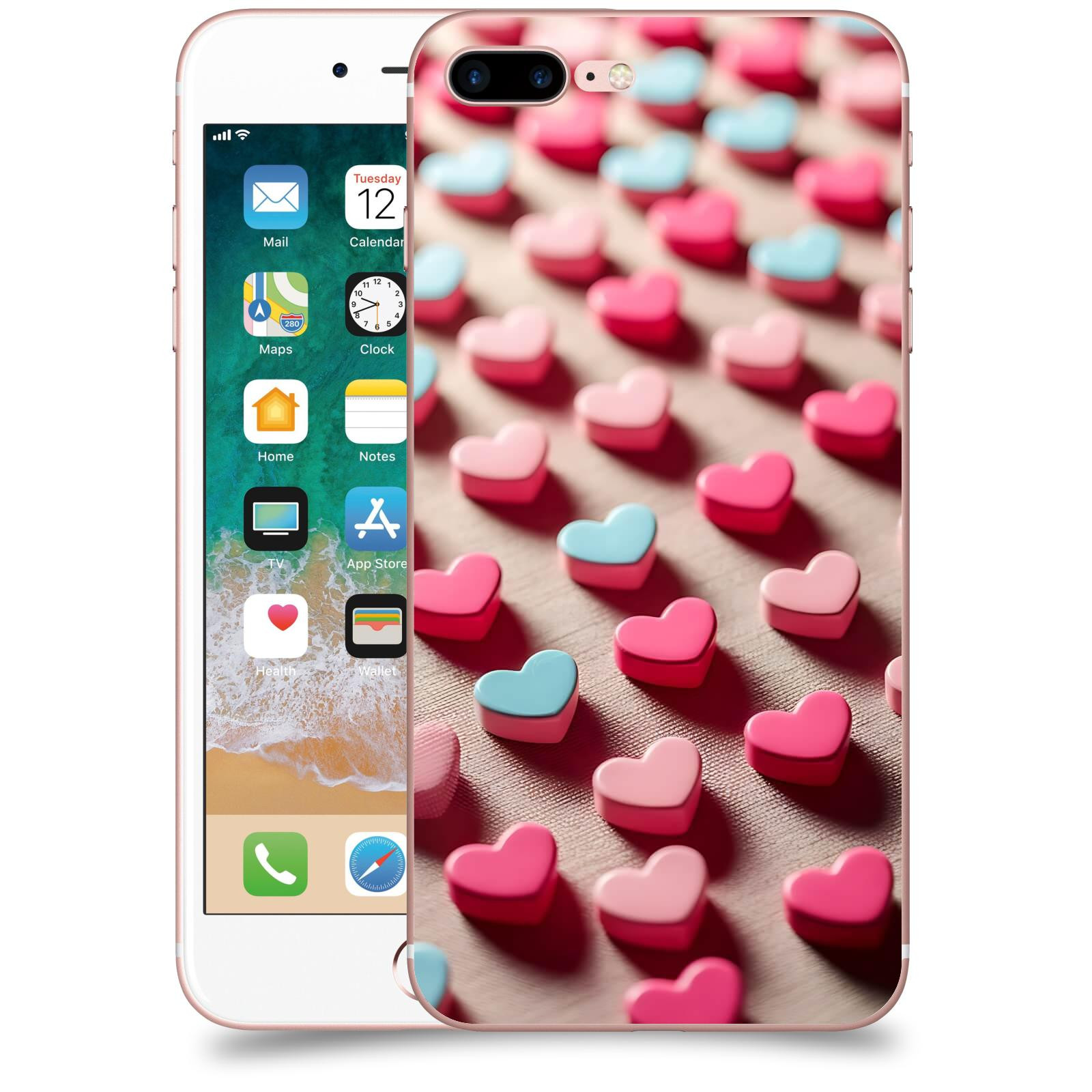 ACOVER Kryt na mobil Apple iPhone 7 Plus - Láska a Nekonečnost