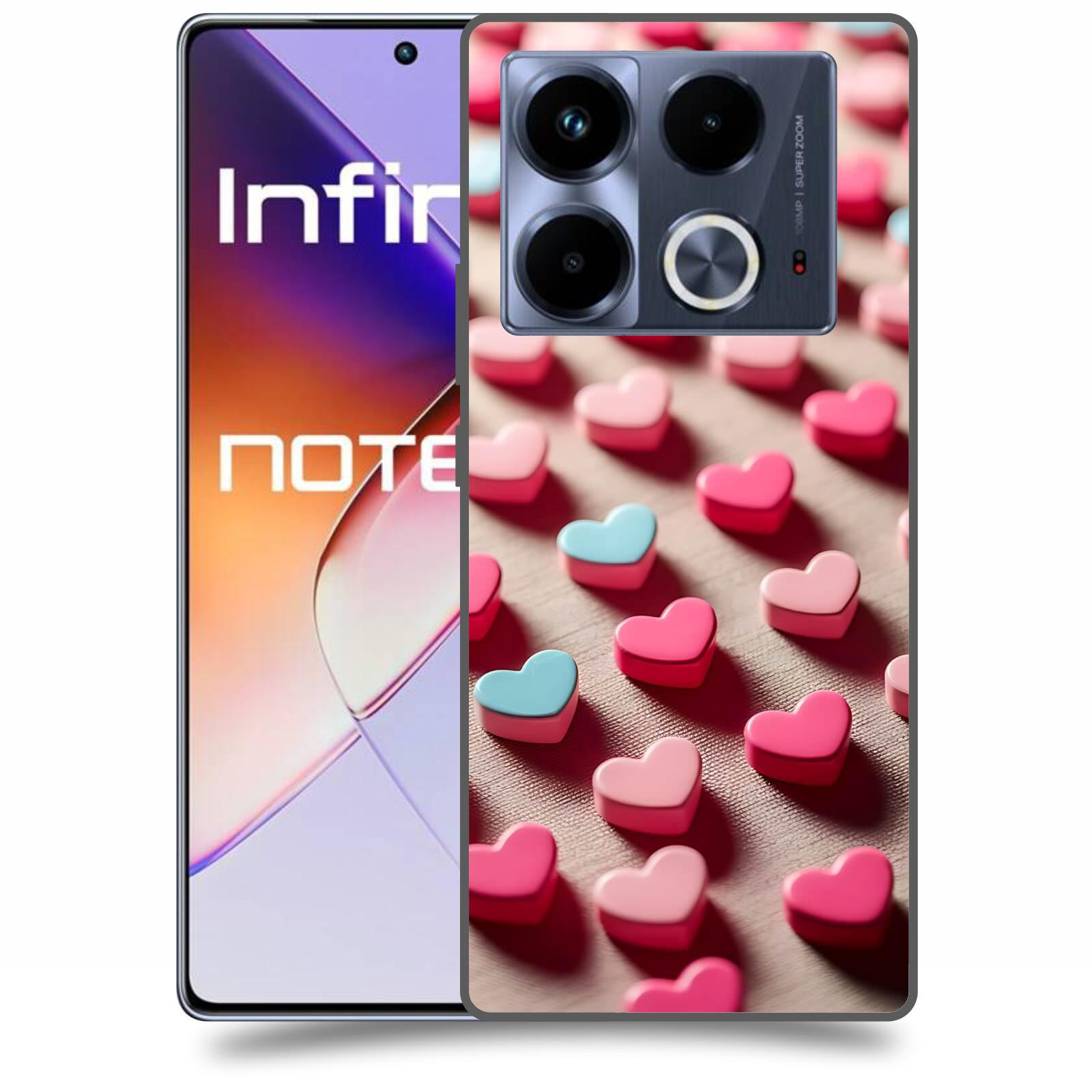 ACOVER Kryt na mobil Infinix Note 40 - Láska a Nekonečnost