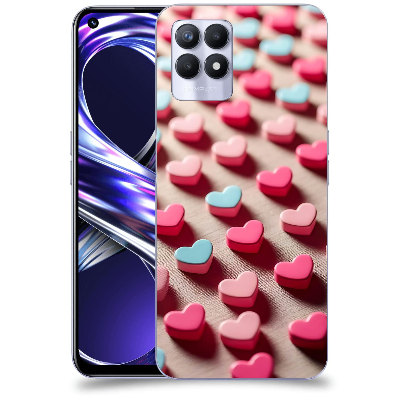 ACOVER Kryt na mobil Realme 8i - Láska a Nekonečnost